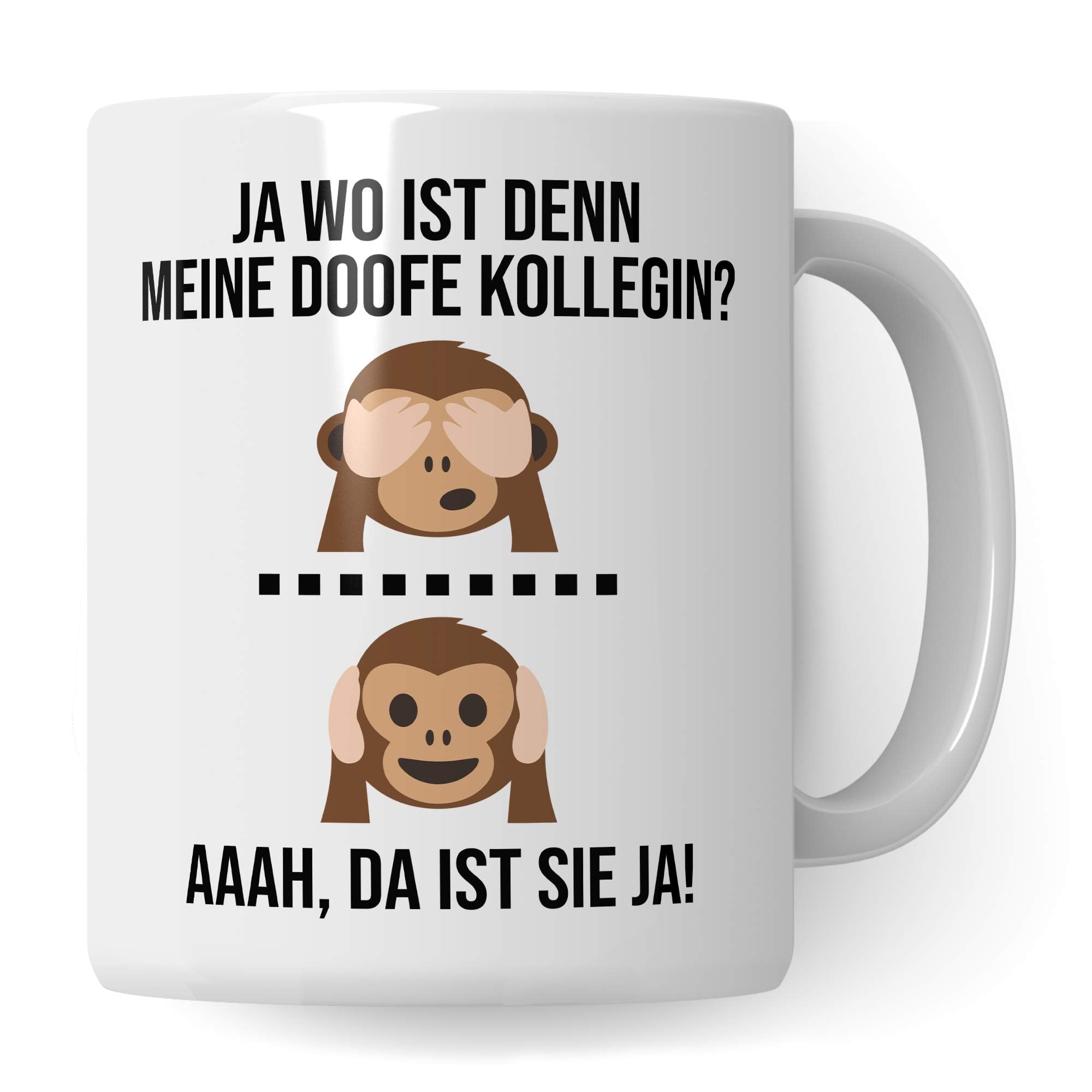 Kollegin Tasse lustig, Kollegin Geschenk Becher, Geschenkidee Büro Arbeitskollegin, Abschied Kaffeebecher beste Kollegin Lieblingskollegin