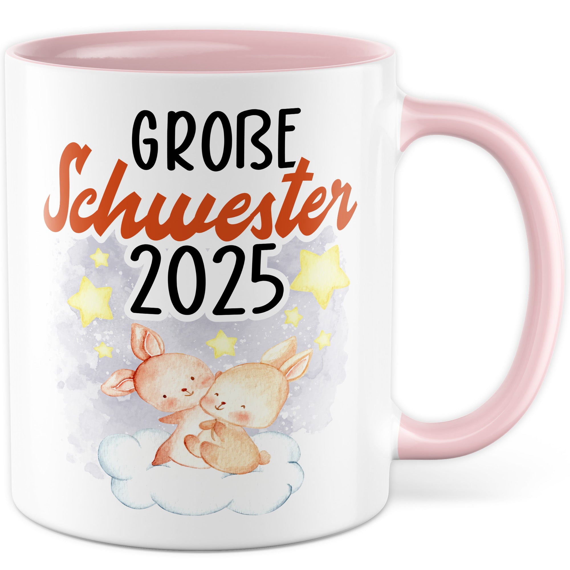 Tasse Bruder Geschenk, Großer Bruder 2025 Geschenkidee werdender Bruder Kaffeetasse mit Spruch Kaffee-Becher Babynews zukünftiger Bruder bevorstehende Geburt