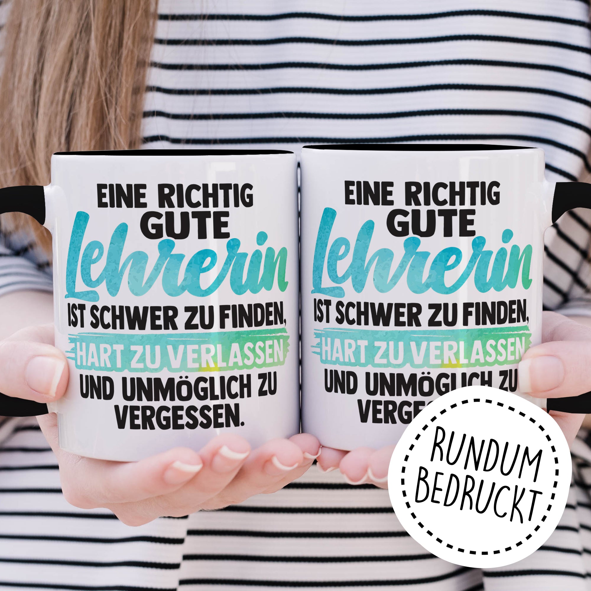 Lehrerin Tasse mit Spruch Geschenk Kaffee-Tasse Kaffee-Becher Lehrerin lustig Geschenkidee Lehrerinnen Grundschule Lehrerinnen Abschied Abschiedsgeschenk Gymnasium