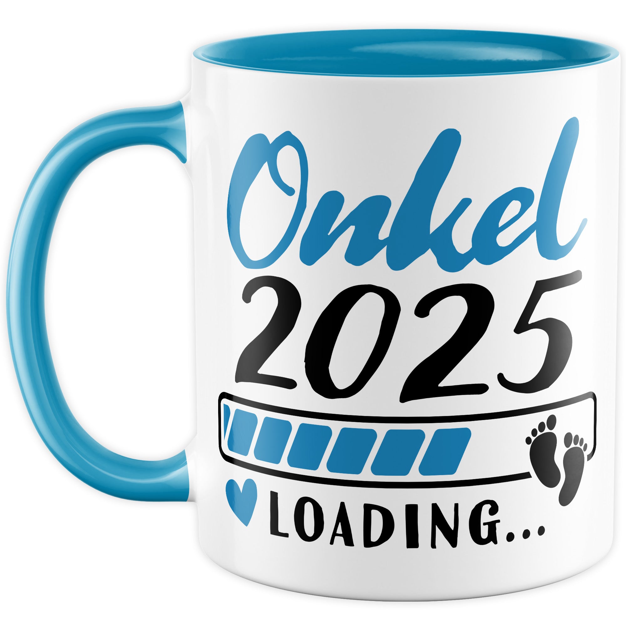Onkel 2025 Tasse Geschenk lustig Bruder Kaffeetasse Nichte Kaffee-Becher Neffe Geschenkidee werdender Onkel loading… Motiv Familie Humor Geschwister Patenonkel Pate Patenkind Schwangerschaft