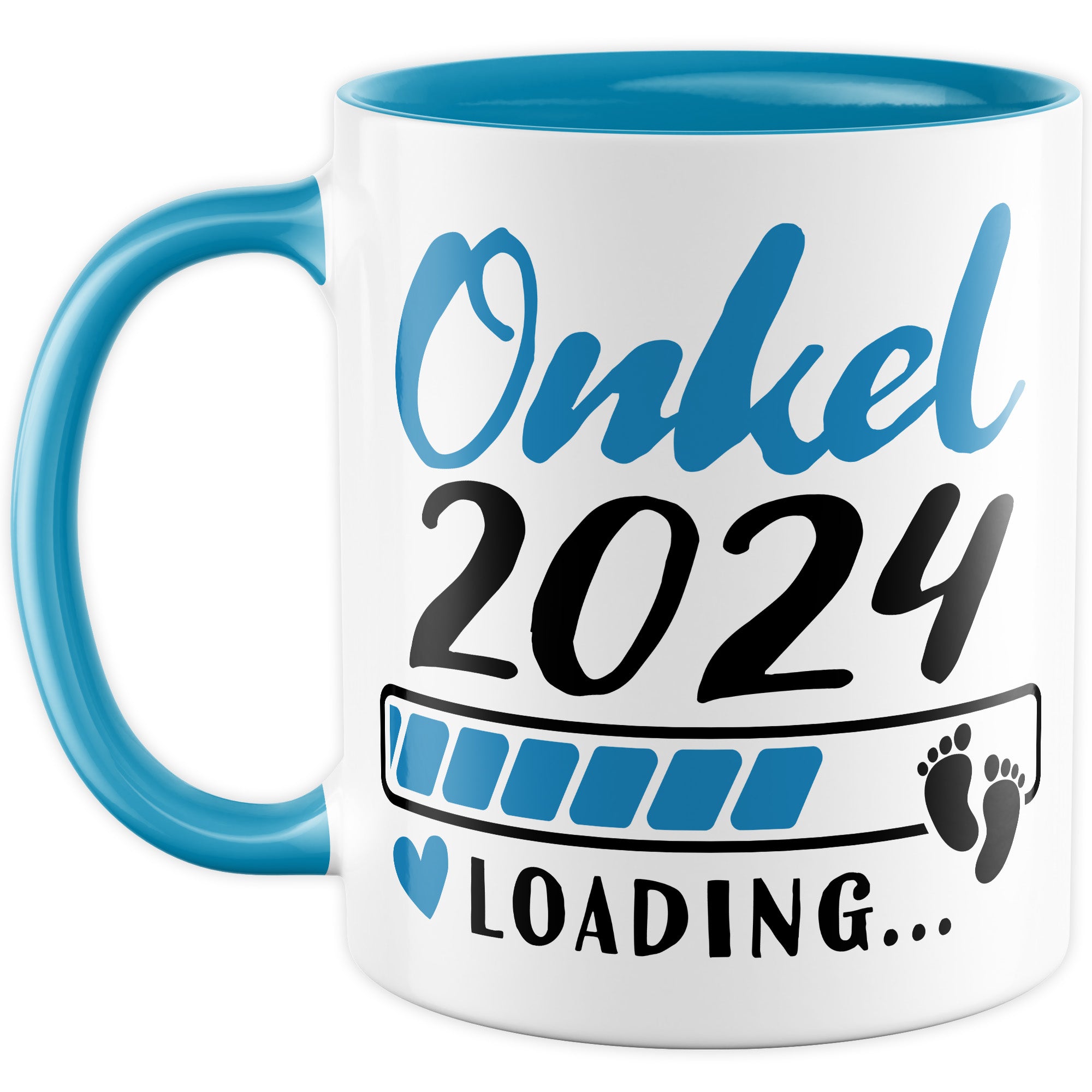 Onkel 2024 Tasse Geschenk lustig Bruder Kaffeetasse Nichte Kaffee-Becher Neffe Geschenkidee werdender Onkel loading… Motiv Familie Humor Geschwister Patenonkel Pate Patenkind Schwangerschaft