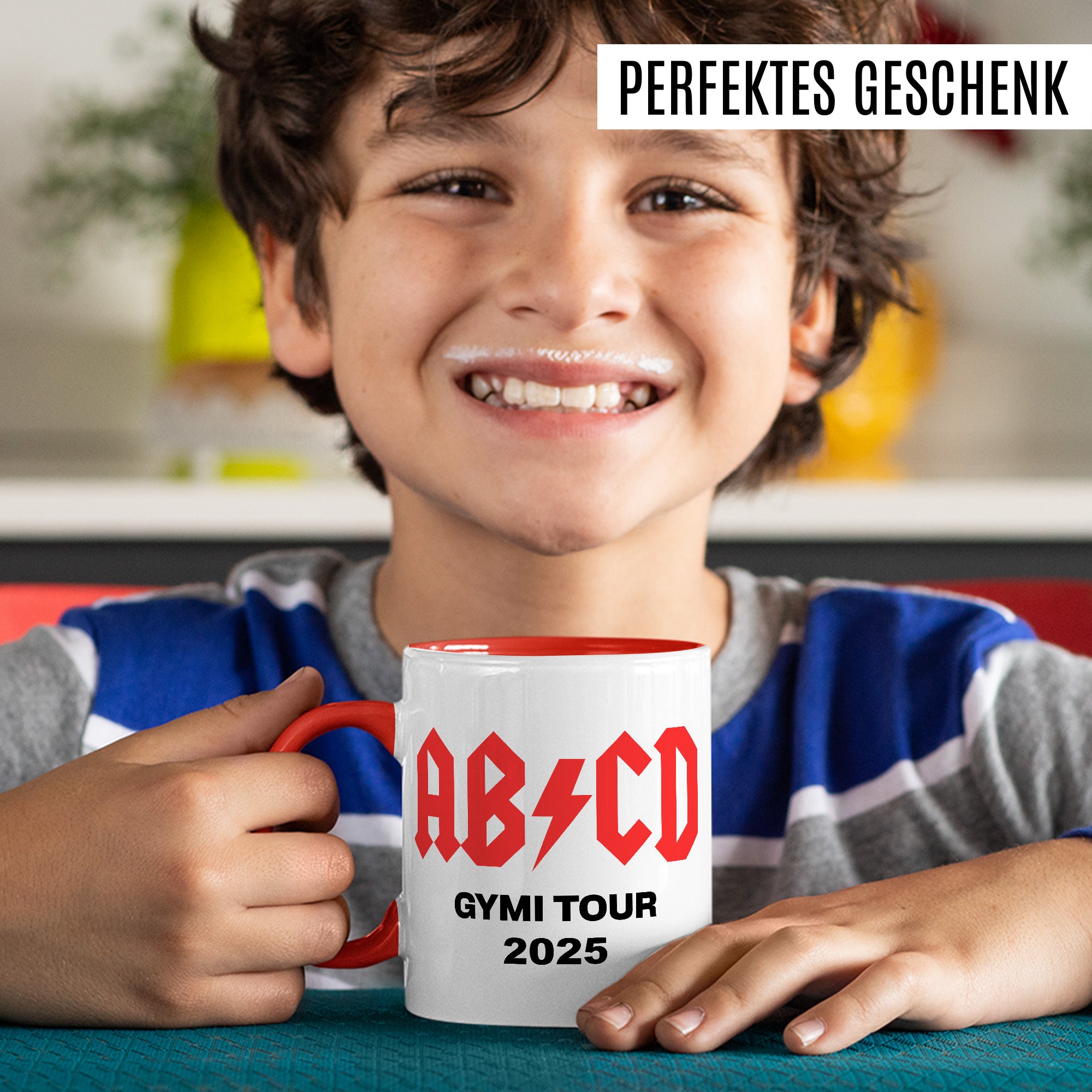 Einschulung 5. Klasse Tasse Geschenkidee, Kakaobecher mit Spruch lustig, 2025 Gymnasium Schule Schulwechsel Schulanfang Geschenk, Kaffeetasse Humor Witz Geschenk für Schulkind, Rock Teetasse
