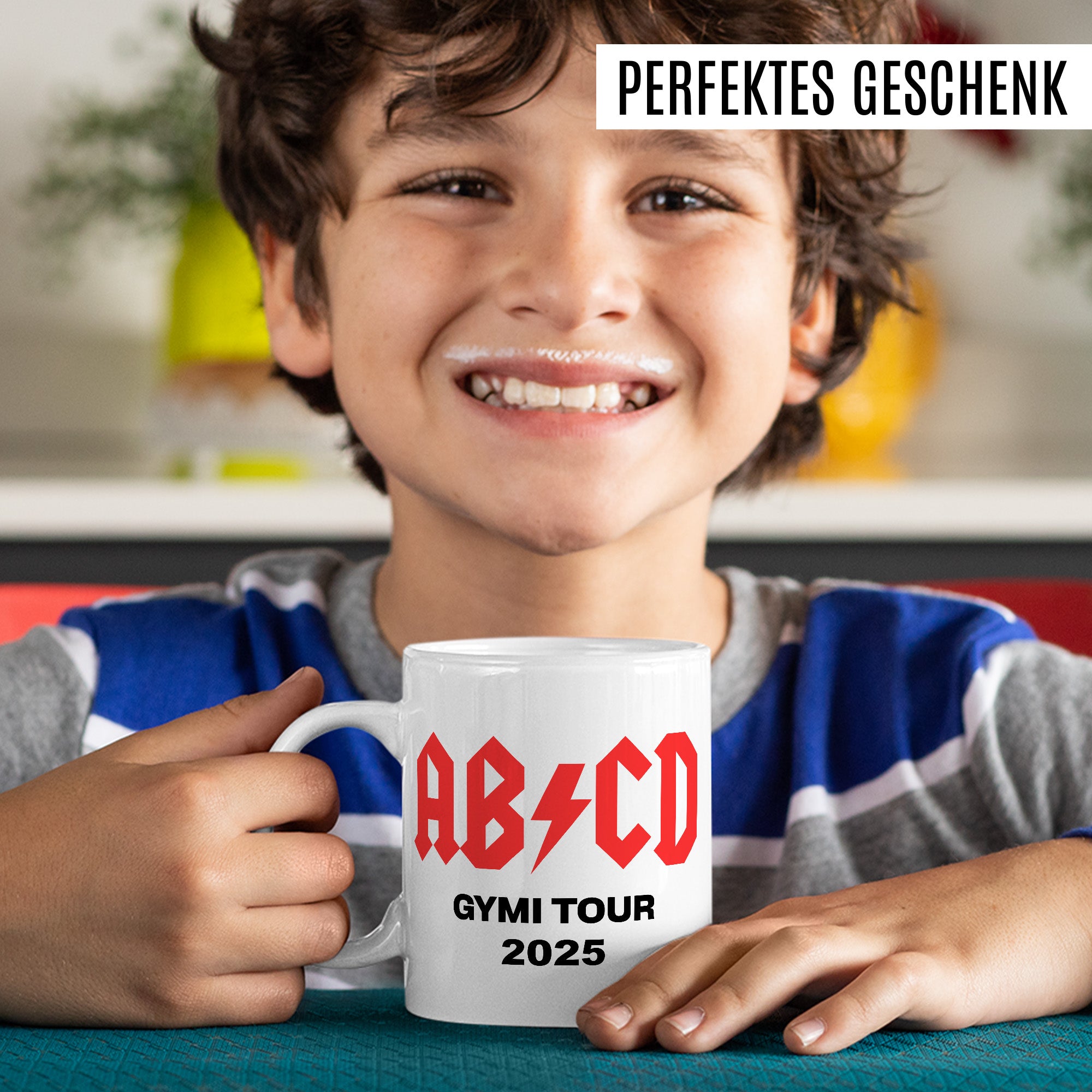 Einschulung 5. Klasse Tasse Geschenkidee, Kakaobecher mit Spruch lustig, 2025 Gymnasium Schule Schulwechsel Schulanfang Geschenk, Kaffeetasse Humor Witz Geschenk für Schulkind, Rock Teetasse