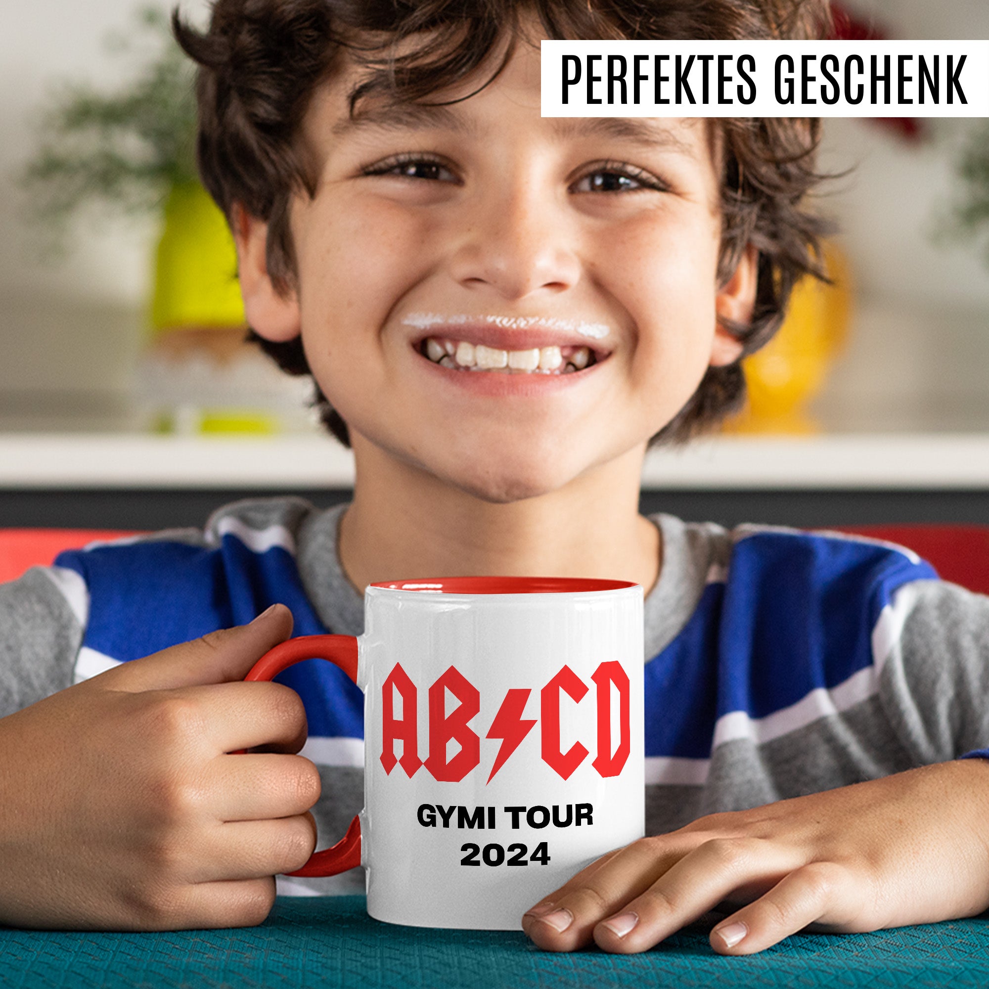 Einschulung 5. Klasse Tasse Geschenkidee, Kakaobecher mit Spruch lustig, 2024 Gymnasium Schule Schulwechsel Schulanfang Geschenk, Kaffeetasse Humor Witz Geschenk für Schulkind, Rock Teetasse