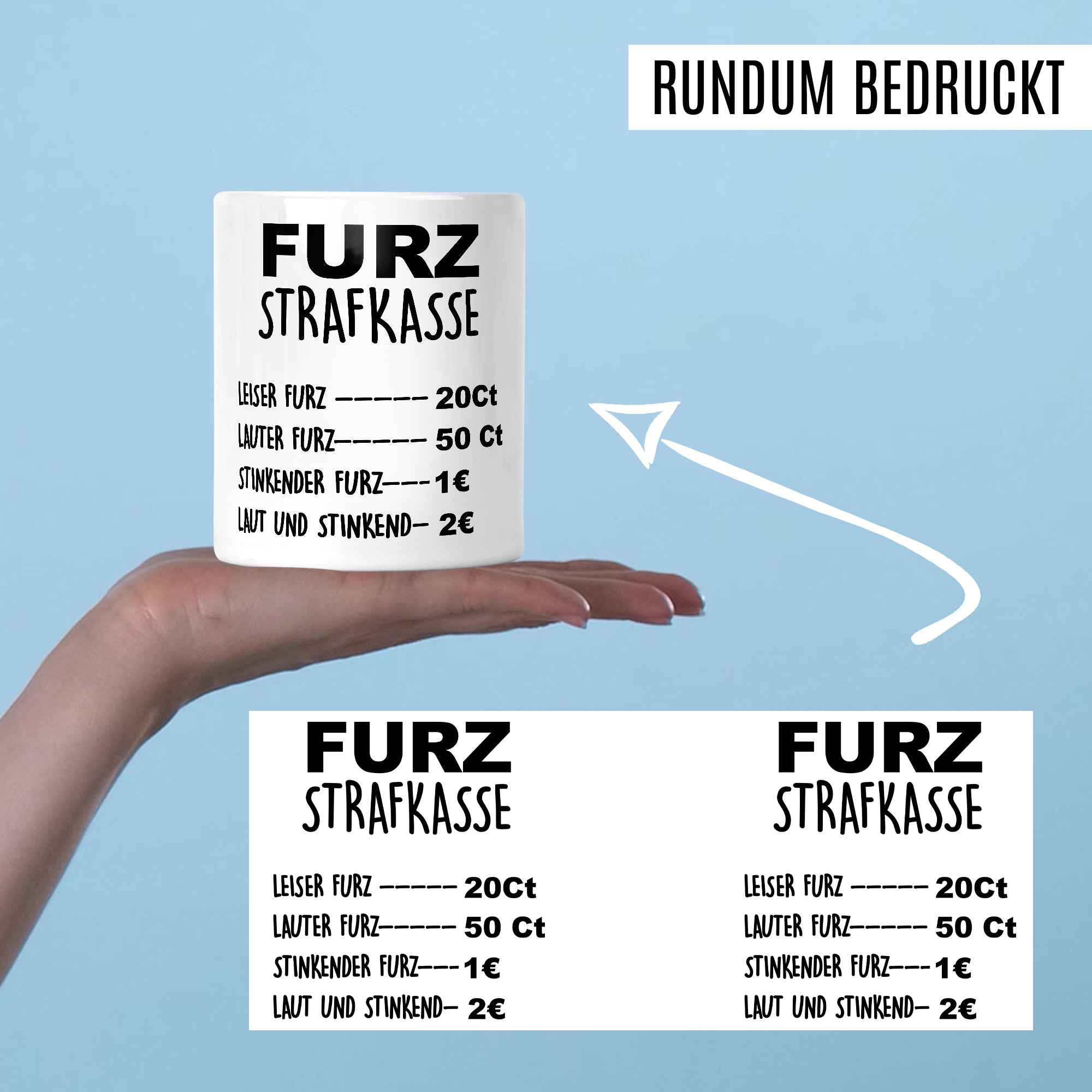 Spardose lustig Furzen Furzdose - Sparbüchse Jungen Männer Kollegen Büro - lustiges Geschenk Geschenkidee Humor Familie Sparschwein