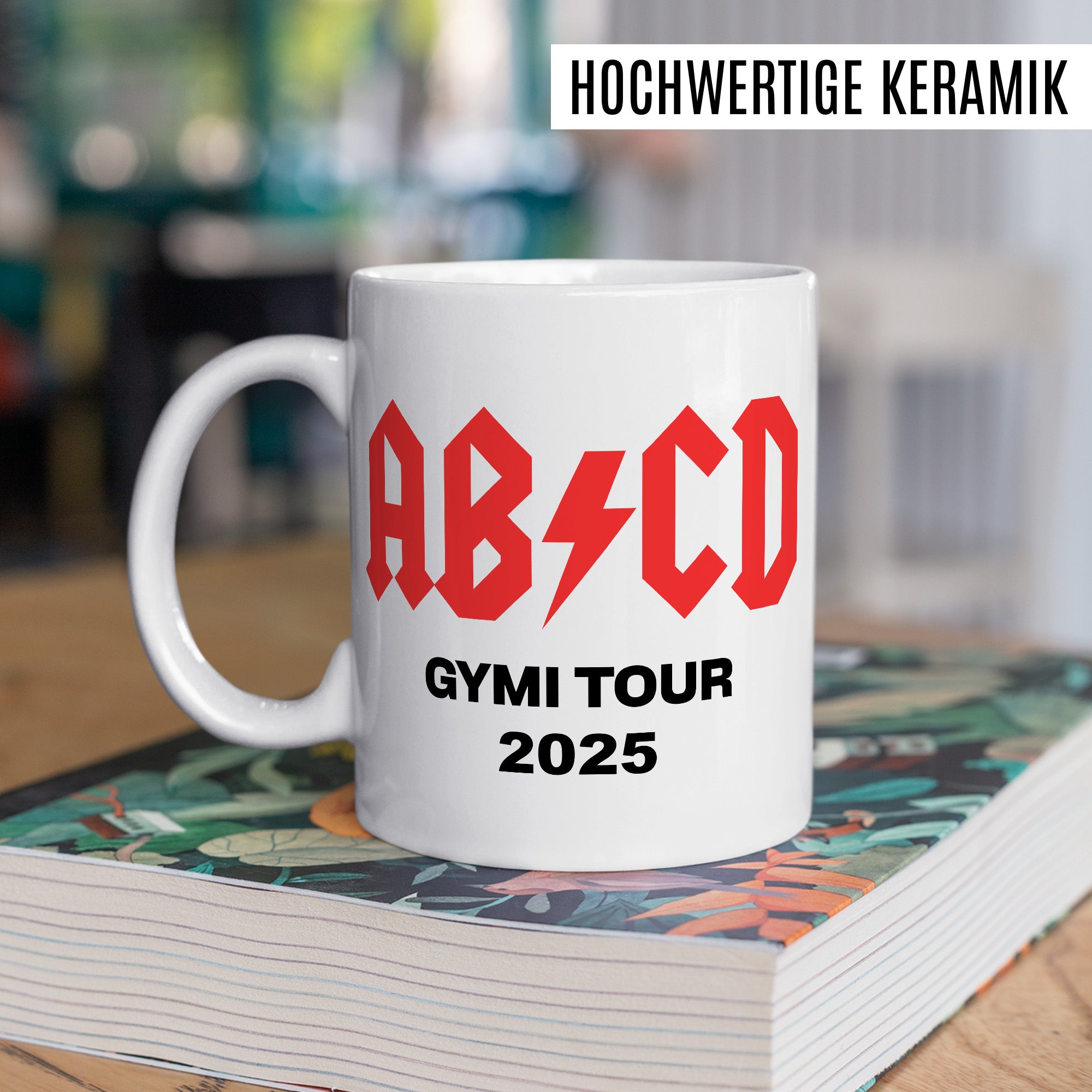 Einschulung 5. Klasse Tasse Geschenkidee, Kakaobecher mit Spruch lustig, 2025 Gymnasium Schule Schulwechsel Schulanfang Geschenk, Kaffeetasse Humor Witz Geschenk für Schulkind, Rock Teetasse