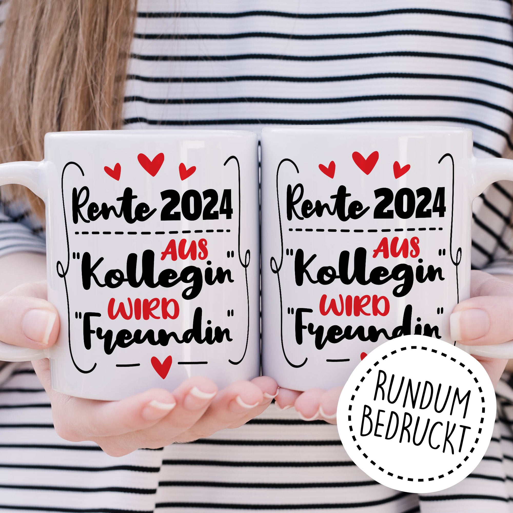 Tasse Kollegin Abschiedsgeschenk Rente - Kolleginnen Freundinnen Geschenk zur Rente 2024 Arbeitskollegin Abschied Verabschiedung Renteneintritt Ruhestand Geschenkidee Kaffee-Becher