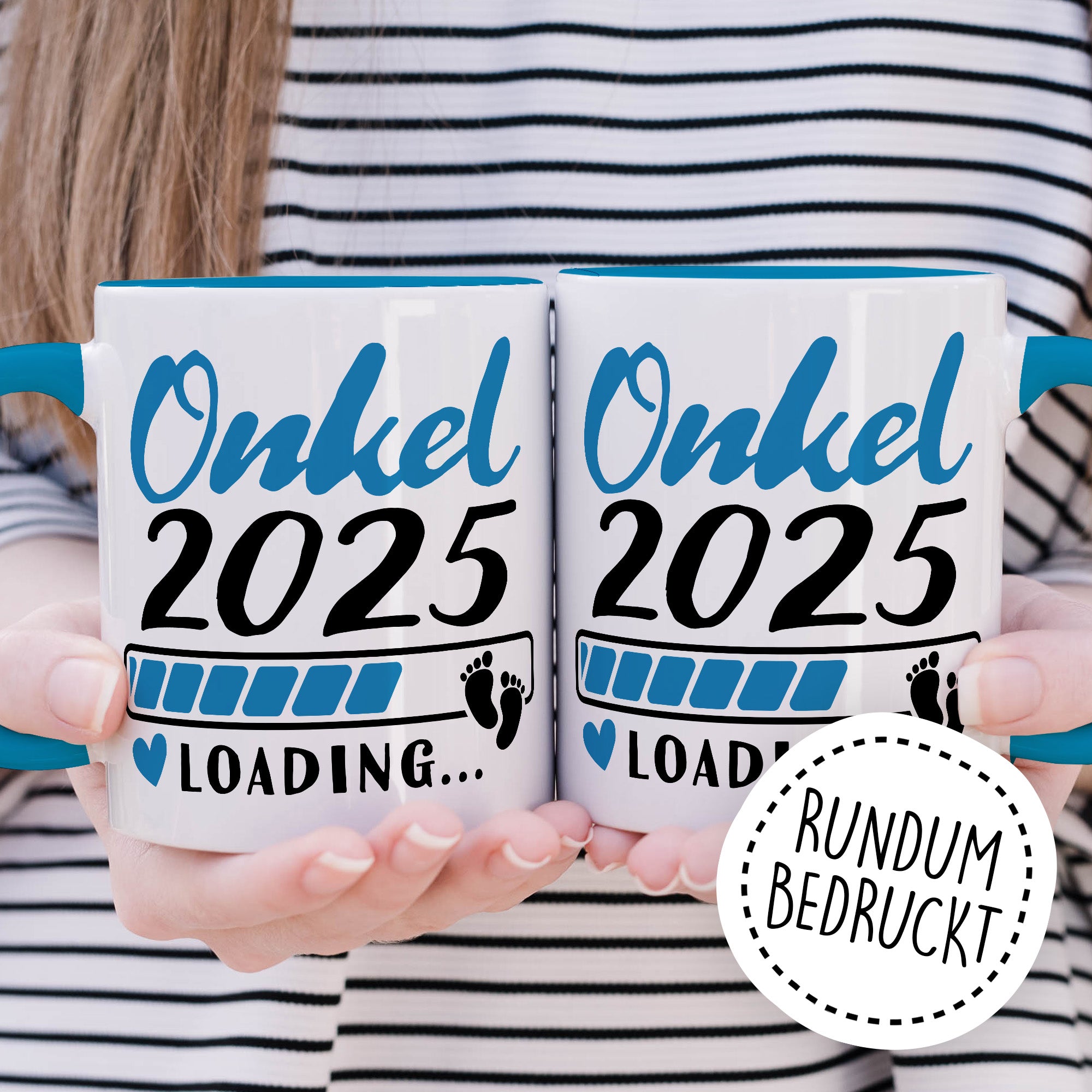 Onkel 2025 Tasse Geschenk lustig Bruder Kaffeetasse Nichte Kaffee-Becher Neffe Geschenkidee werdender Onkel loading… Motiv Familie Humor Geschwister Patenonkel Pate Patenkind Schwangerschaft