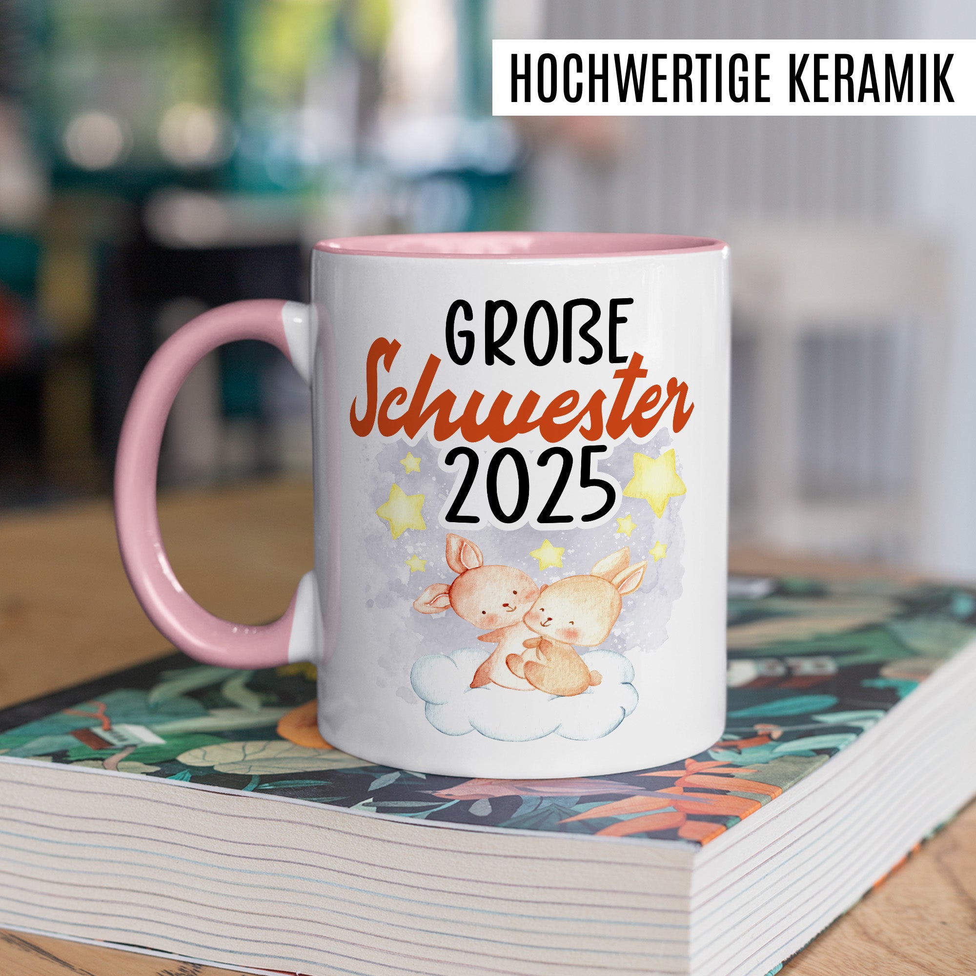 Tasse Bruder Geschenk, Großer Bruder 2025 Geschenkidee werdender Bruder Kaffeetasse mit Spruch Kaffee-Becher Babynews zukünftiger Bruder bevorstehende Geburt