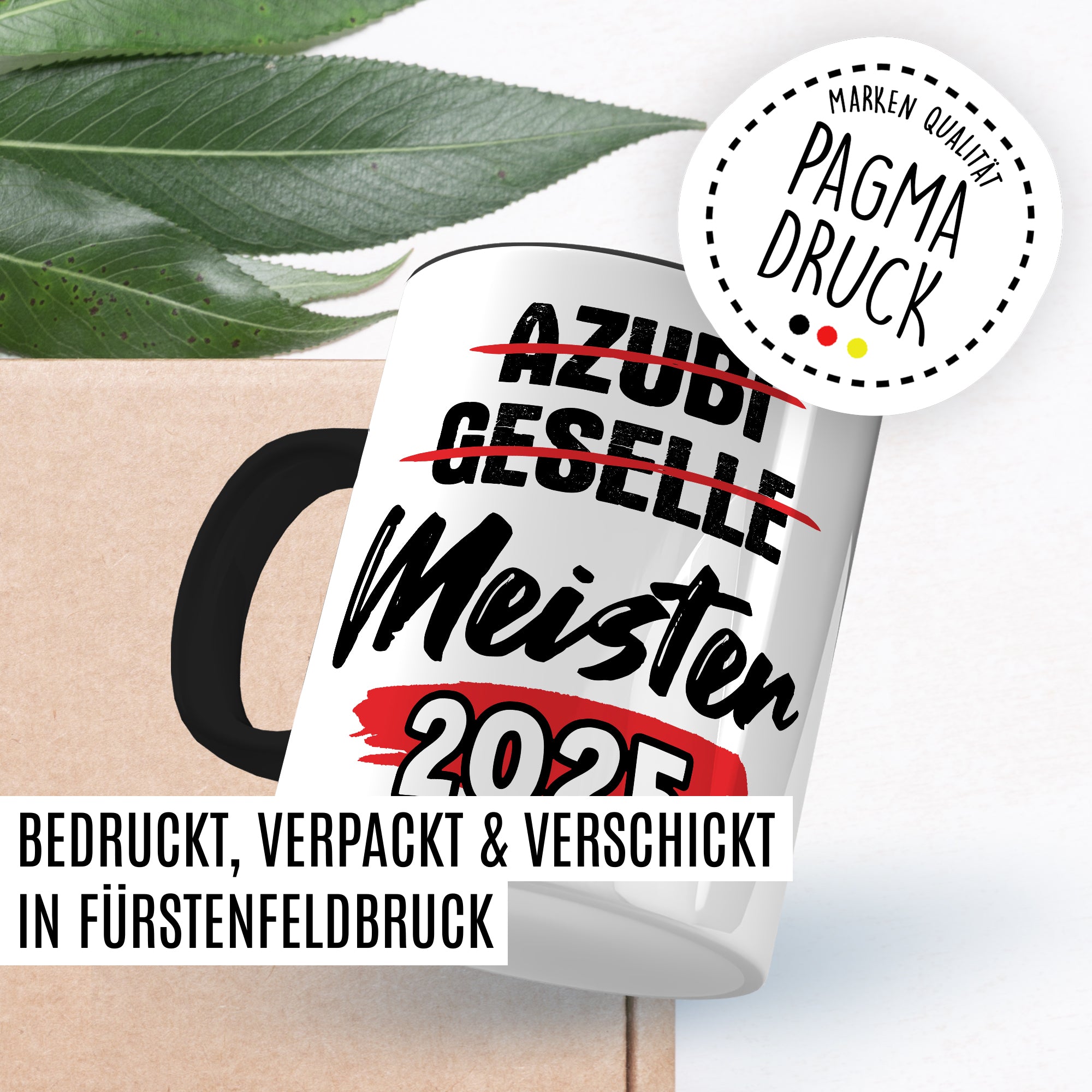 Tasse Meister 2025 Geschenk Meister-Prüfung Bestanden Handwerksmeister Mechatroniker Elektroniker Mechaniker Kaffeetasse Geschenkidee Industriemeister Handwerker Kaffee-Becher