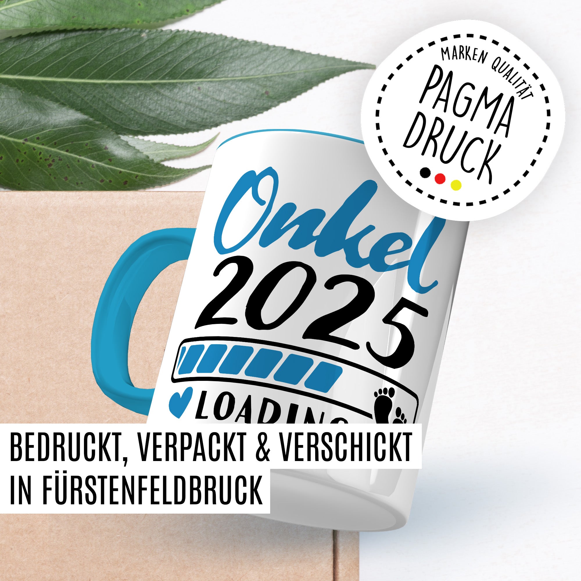 Onkel 2025 Tasse Geschenk lustig Bruder Kaffeetasse Nichte Kaffee-Becher Neffe Geschenkidee werdender Onkel loading… Motiv Familie Humor Geschwister Patenonkel Pate Patenkind Schwangerschaft