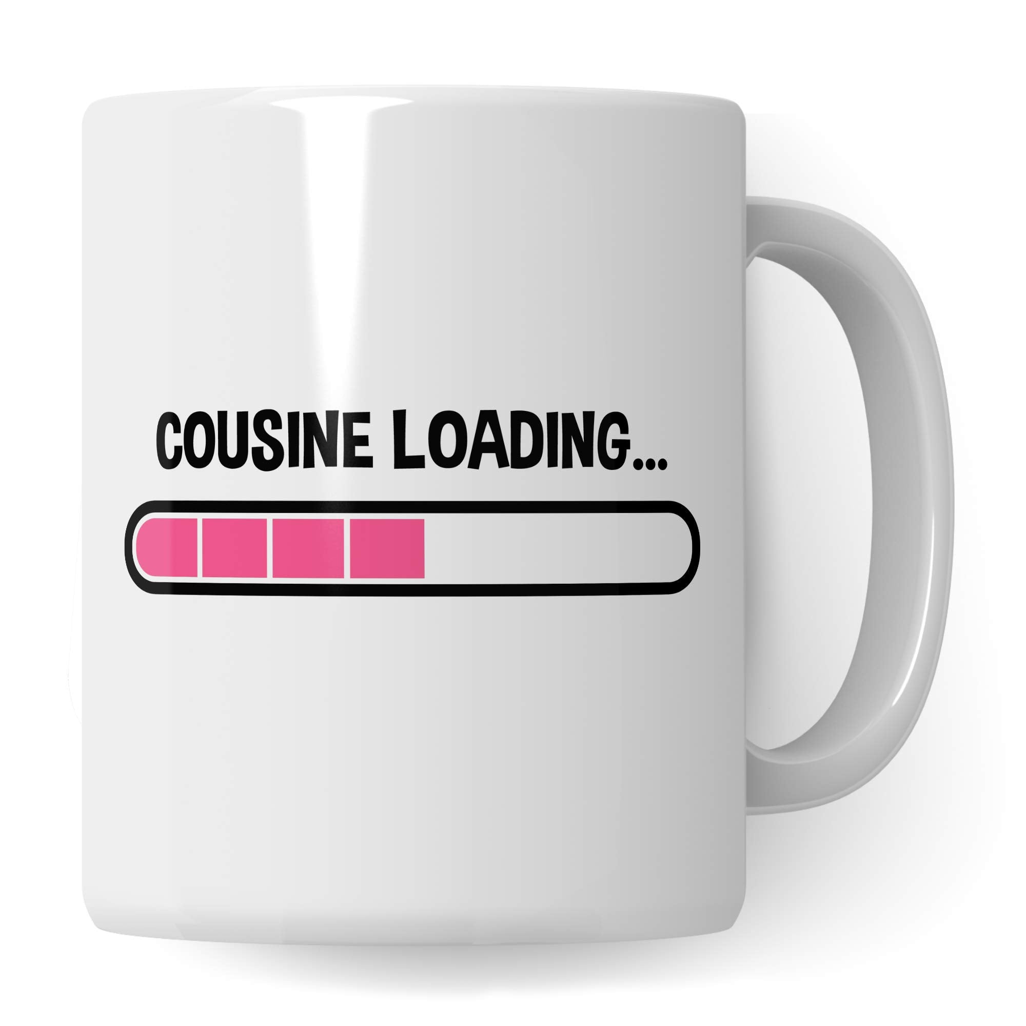 Pagma Druck Cousine Tasse, Cousine Geschenkideen, Nichte Kaffeetasse Geschenk Cousine Becher lustig, Kaffeebecher Familie Kusine Spruch