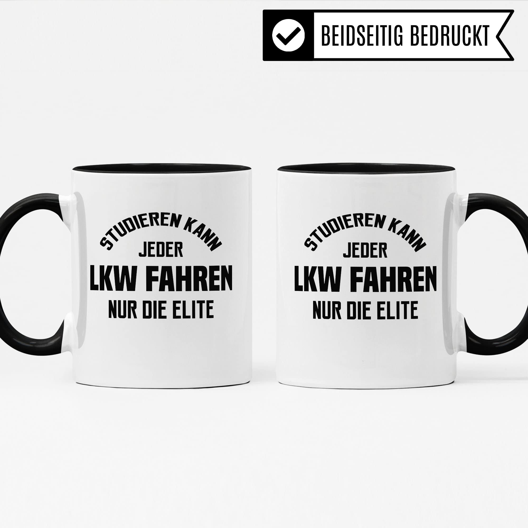 Trucker Tasse LKW-Fahrer Geschenk Lastwagen Kaffeebecher Kaffeetasse Humor Witz Geschenkidee für Lastwagenfahrer Fernfahrer Becher