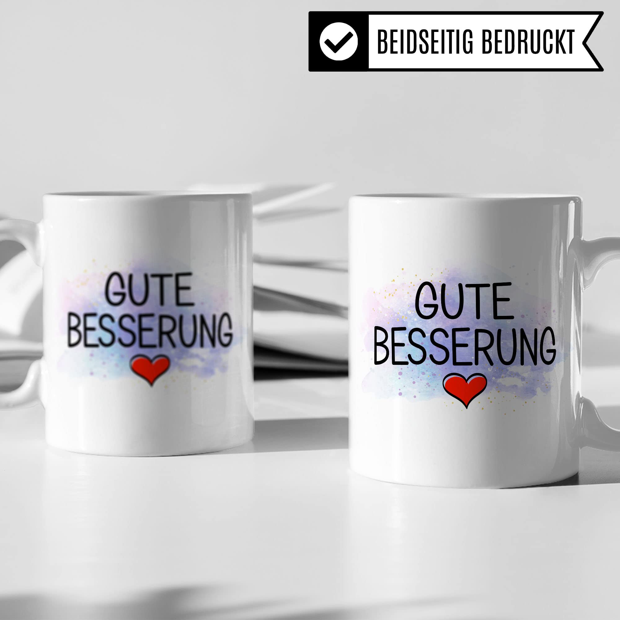 Tasse Gute Besserung Geschenke Werde schnell wieder gesund Krankenhaus-aufenthalt, schöner Spruch Geschenkidee Kaffeetasse Kaffeebecher