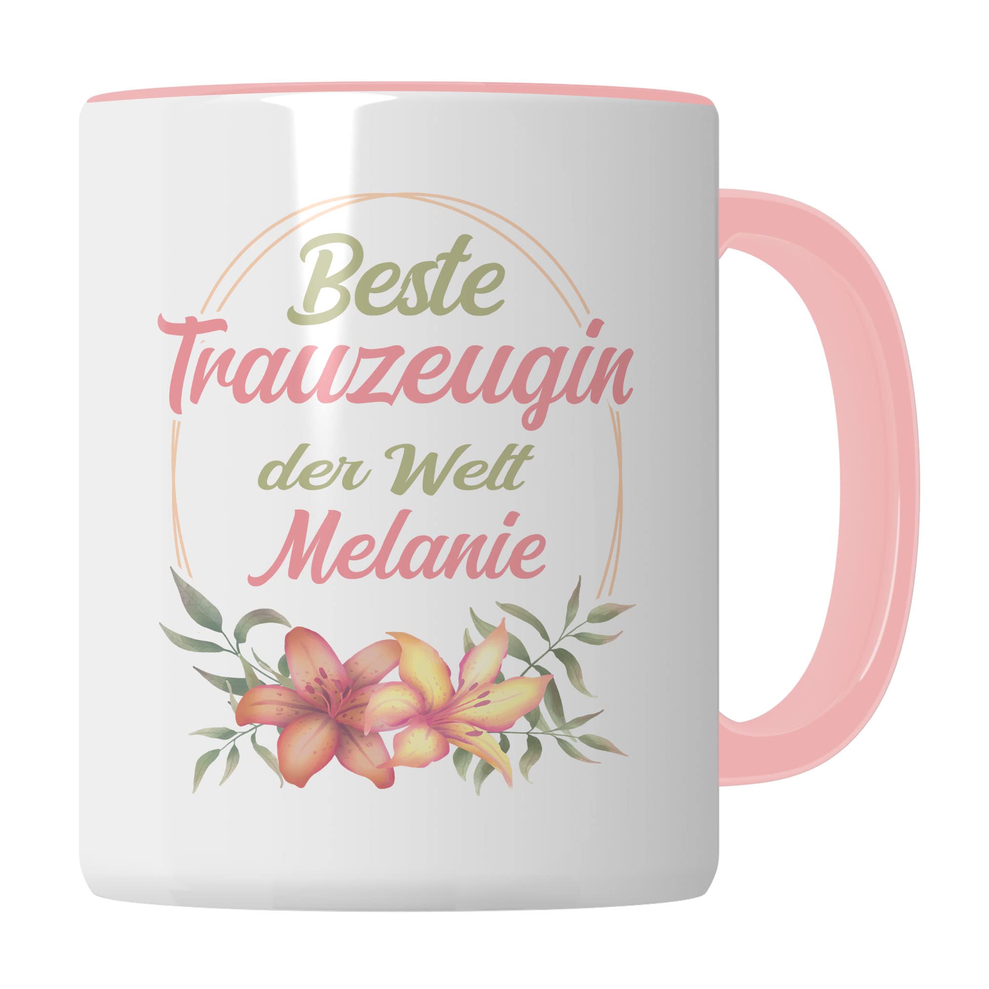 Trauzeugin Tasse personalisiert, Trauzeugin fragen Beste Trauzeugin der Welt Geschenk Trauzeugin personalisierbar Hochzeit Kaffee-Becher