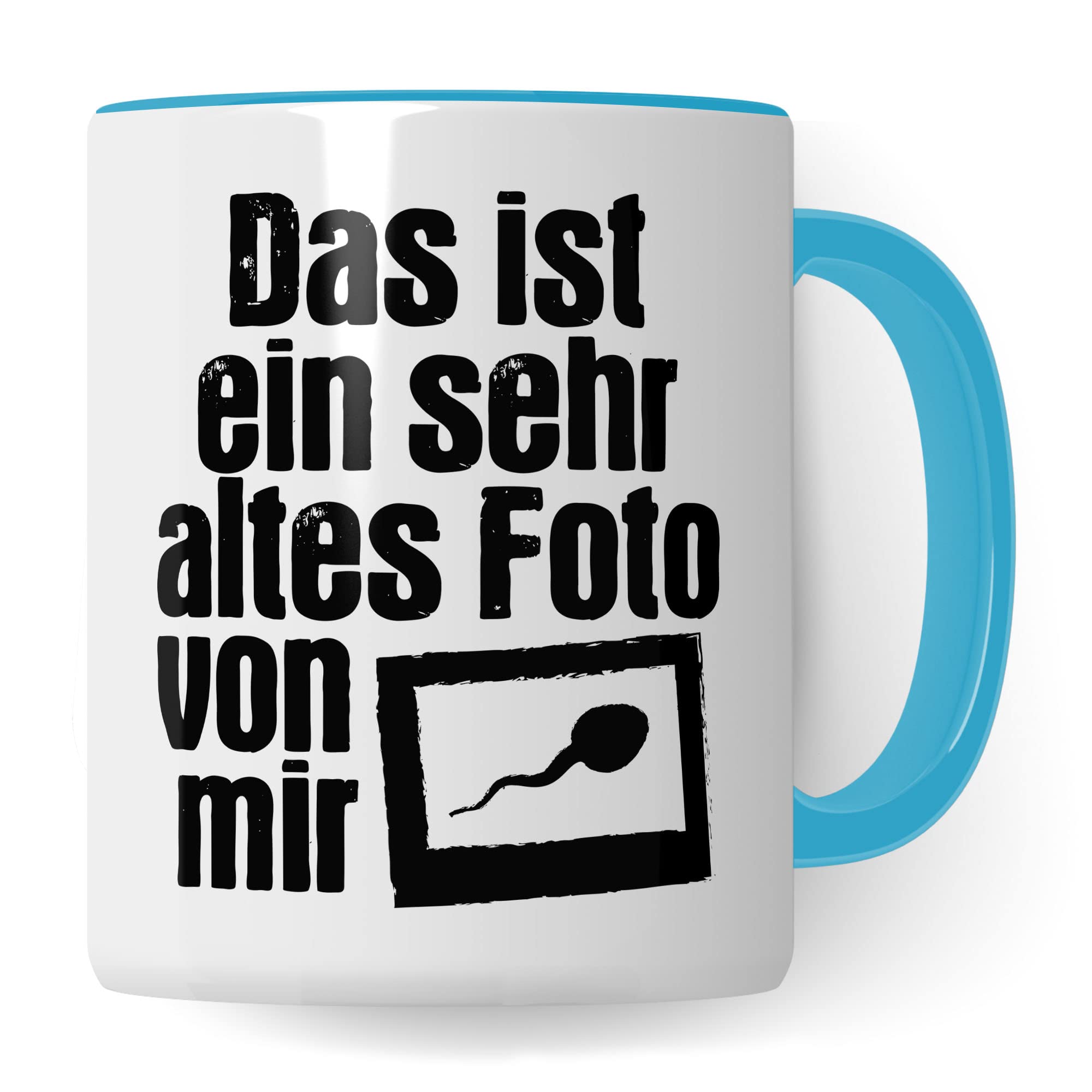 Lustige Tasse mit Spruch, Das ist ein sehr altes Foto von mir Spruch, Geschenk für Lehrer Kollegen Arbeiter, Kaffeetasse lustig, Sarkasmus, sarkastische Spruch Humor Witz Geschenkidee