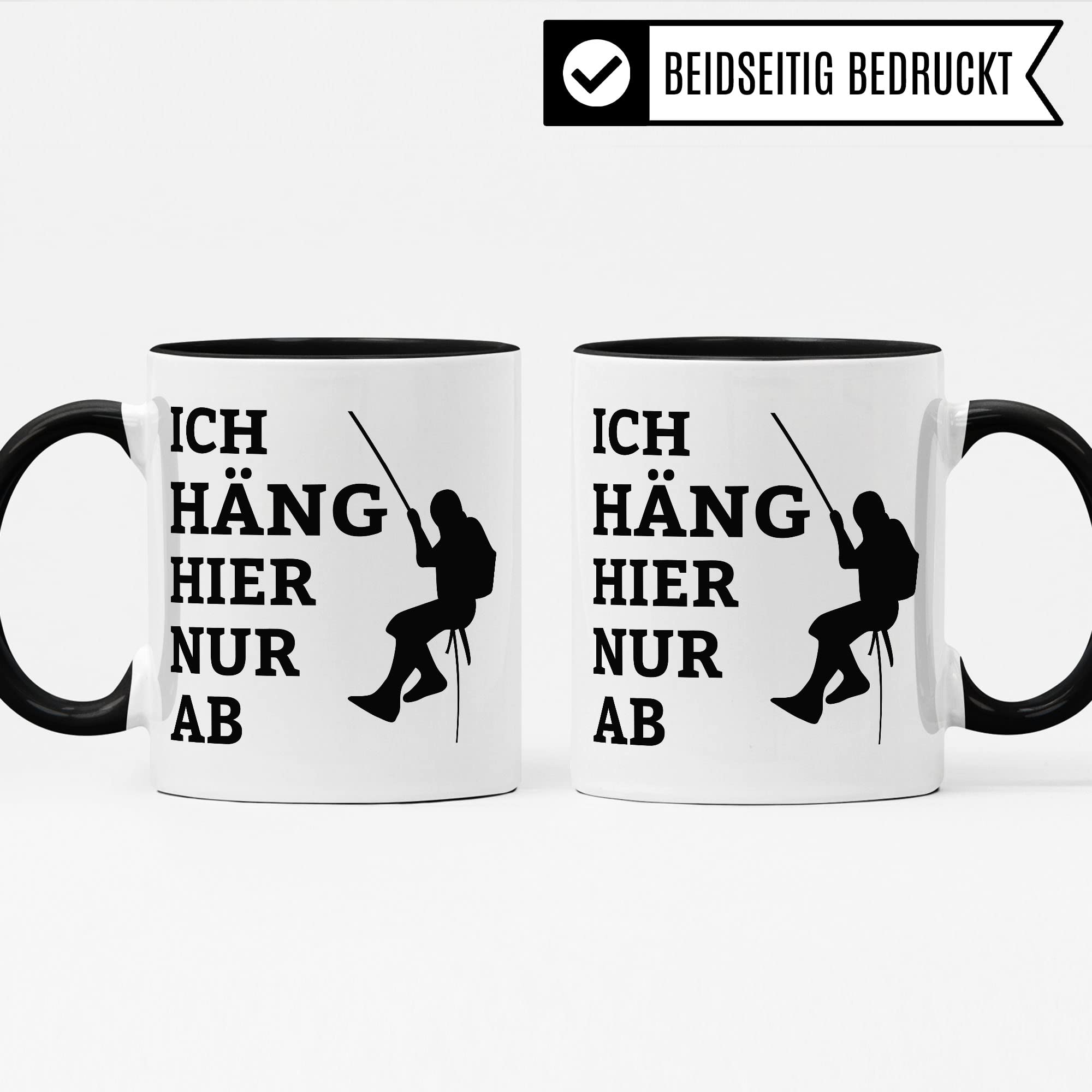 Kletterer Tasse Geschenkidee Kletterin Kaffeetasse Geschenk für Industriekletterer Kaffeebecher Kletter Becher