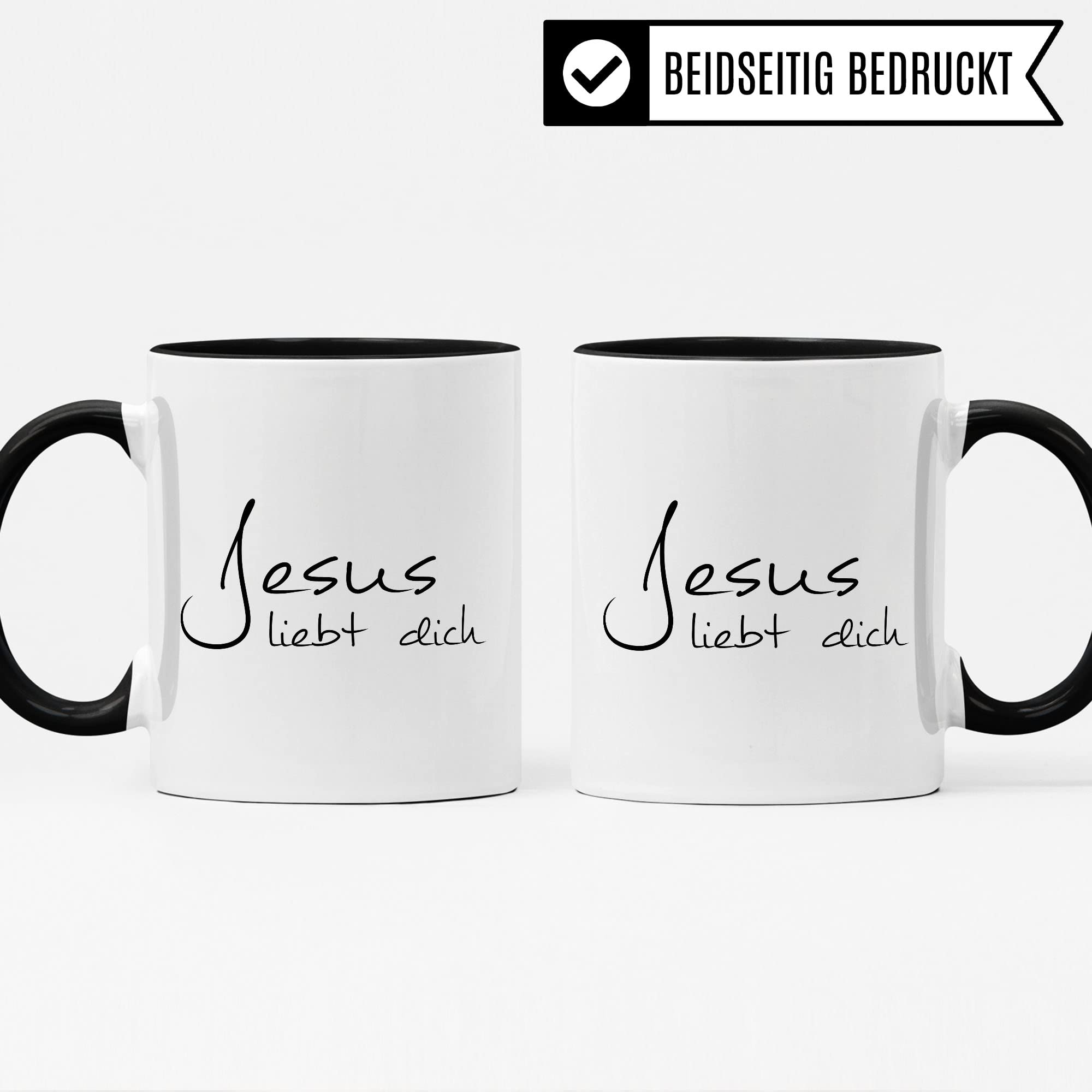 Jesus Christus Tasse Geschenkidee Kaffeetasse Geschenk für Christen Kaffeebecher Religion Becher