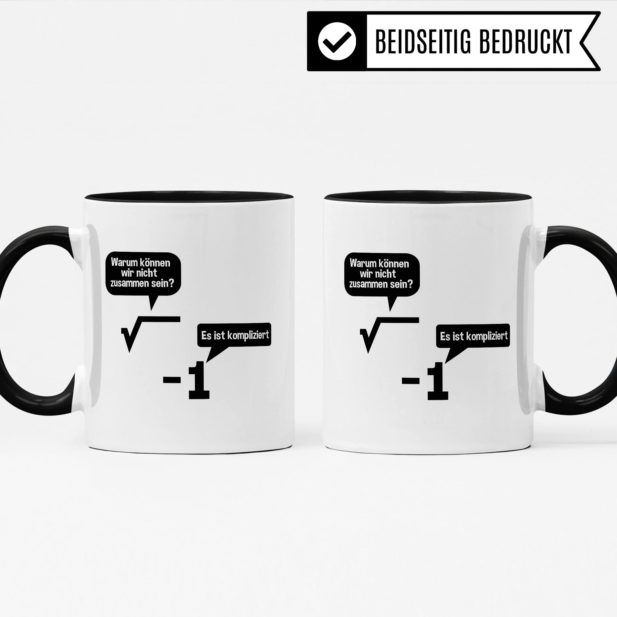 Mathe Tasse Geschenkidee Wurzel Kaffeetasse Humor Witz Geschenk für Mathelehrer Mathelehrerin Kaffeebecher Mathematik Becher