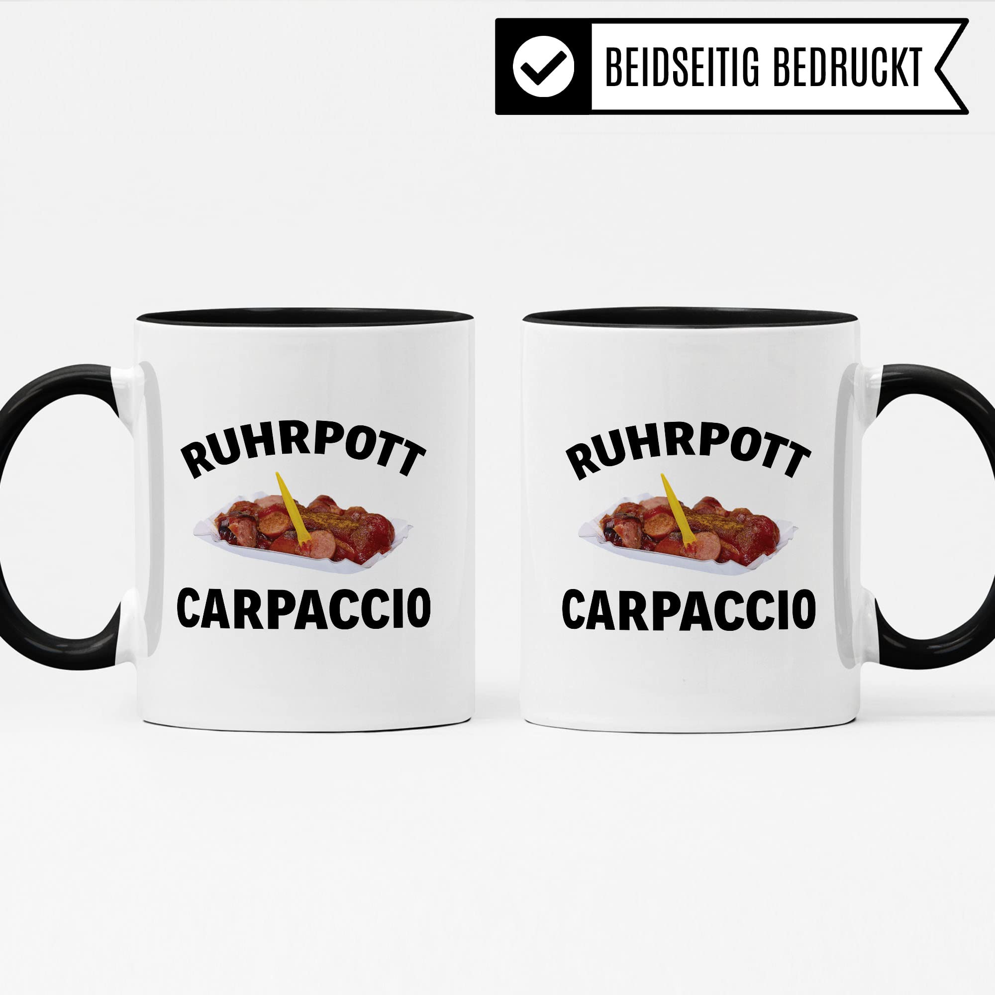 Ruhrpott Tasse Geschenkidee Heimat Kaffeetasse Humor Witz Geschenk für Nordrhein-Westfalen Kaffeebecher NRW Becher