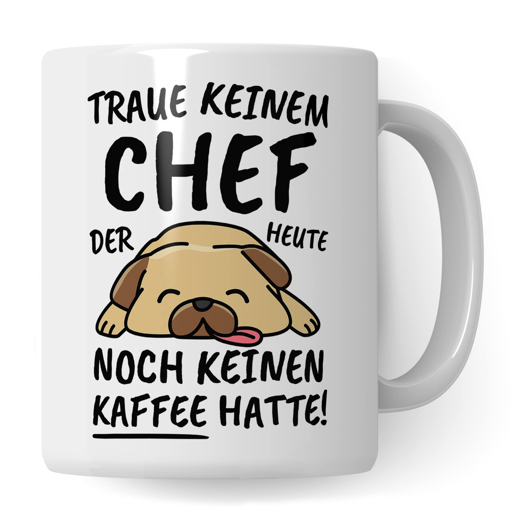 Tasse Chef lustig Chef Geschenk Beruf Spruch Kaffeebecher Chefs Geschenkidee Boss Oberhaupt Vorgesetzter Dienstherr Kaffee-Tasse Teetasse Becher