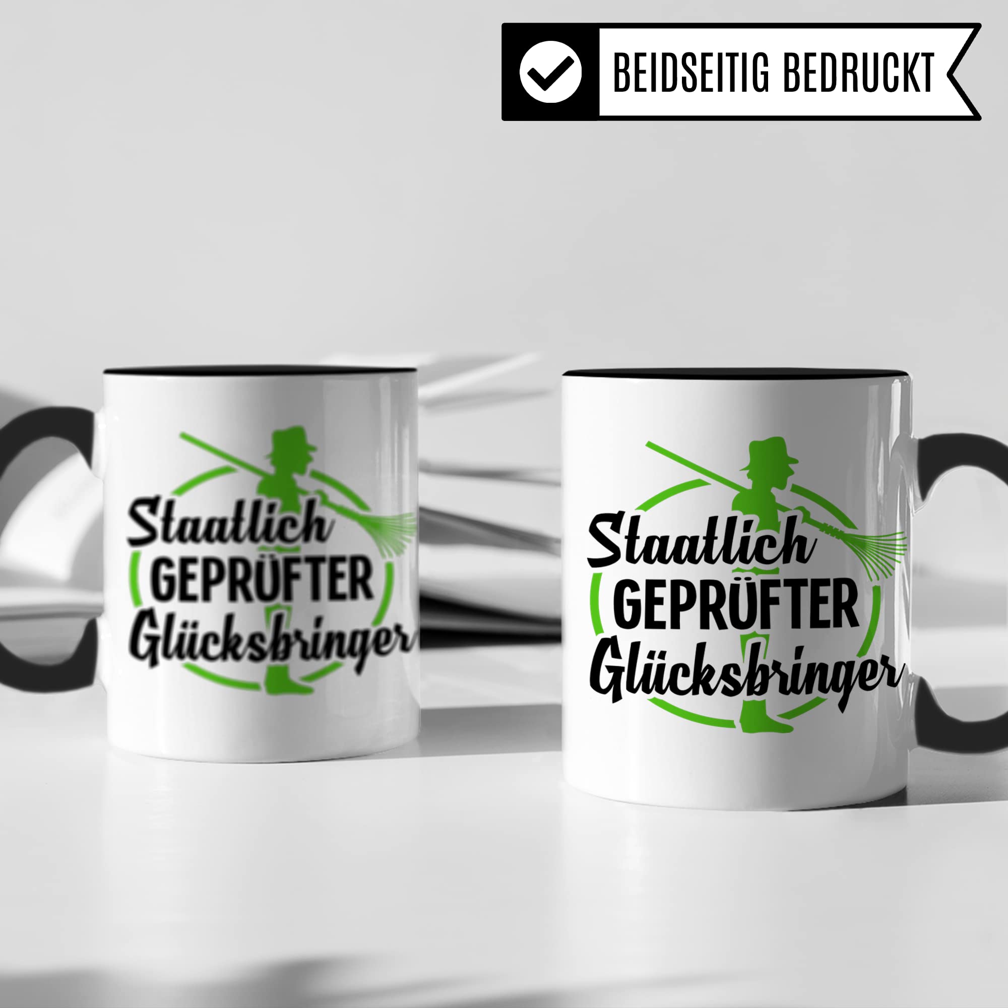 Kaminfeger Tasse Geschenkidee, Kaminkehrer Geschenk, Kaffeebecher mit Spruch lustig, Kaffeetasse Humor Witz Geschenkidee für Schornsteinfeger, Meister Teetasse