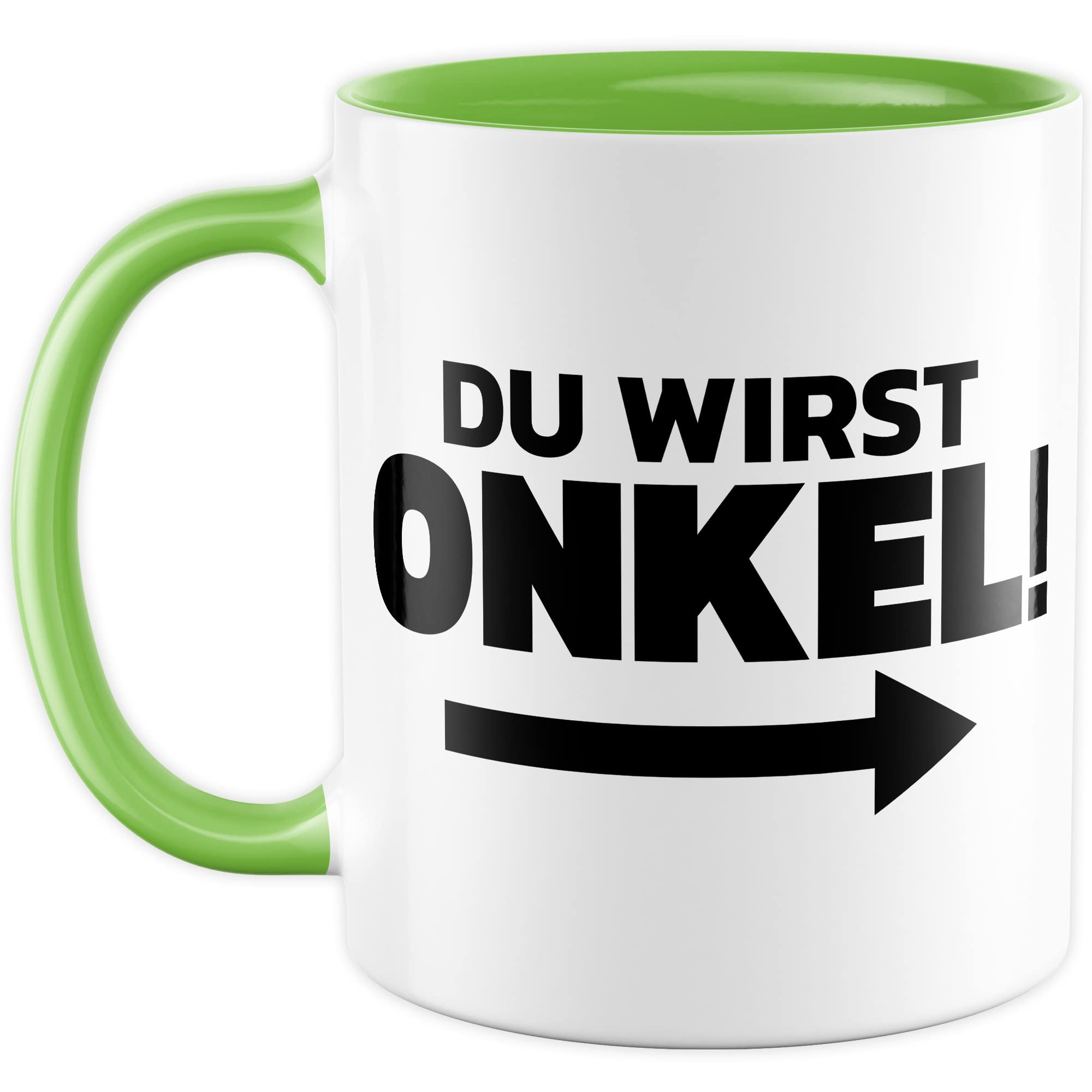 Du wirst Onkel Tasse Geschenk lustig Bruder Kaffeetasse Nichte Kaffee-Becher Neffe Geschenkidee werdender Onkel Definition Motiv Familie Humor Geschwister Patenonkel Pate