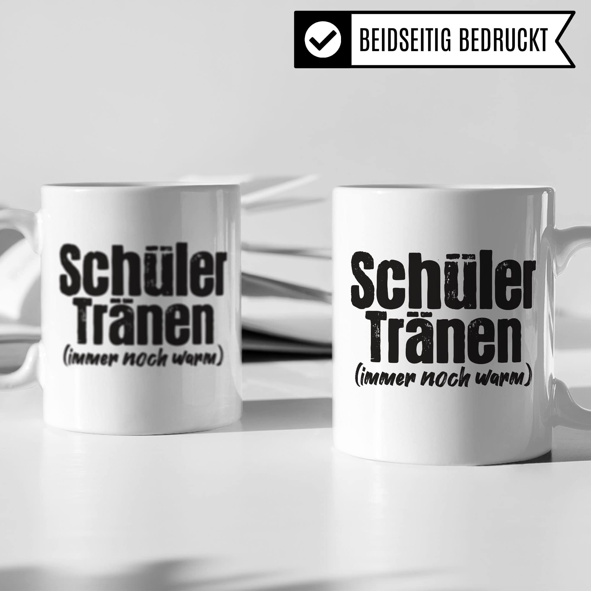 Lehrer Tasse lustig - Schüler Tränen noch warm - Kaffeetasse Schule Geschenk für Lehrer & Lehrerin Witz Kaffee-Becher