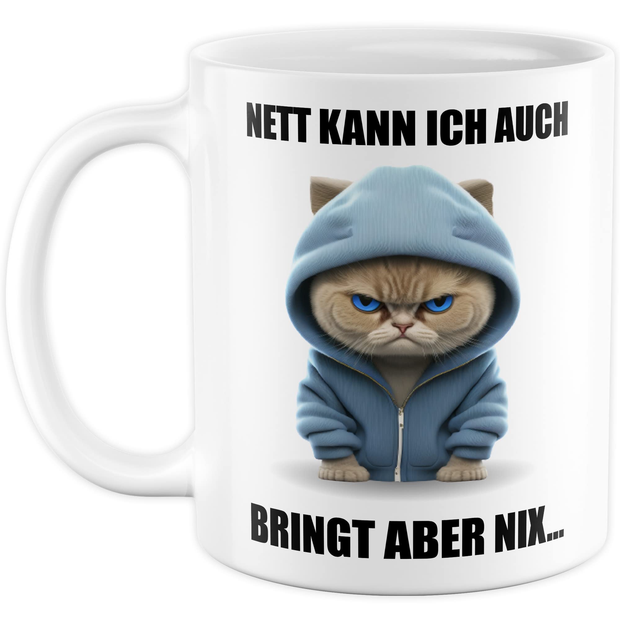 Katzen Tasse Katze Geschenk lustig Katzenmama Geschenkidee Kater Kaffeebecher Katzenpapa Teetasse