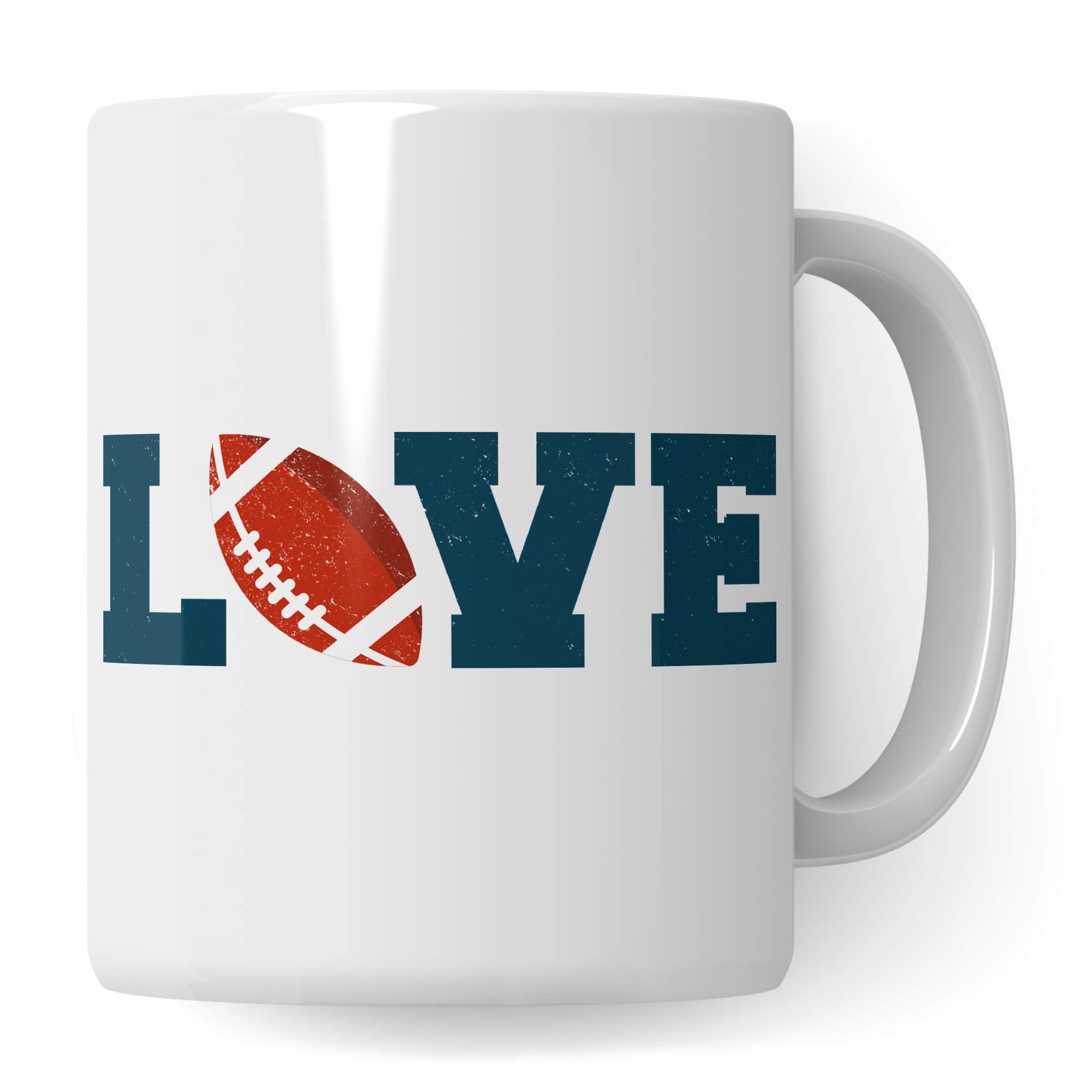 Pagma Druck American Football Geschenk, Football Tasse Geschenkidee für Footballer, Footballspieler Spruch Becher Geschenkidee, Kaffeetasse Footballverein Footballteam Kaffeebecher