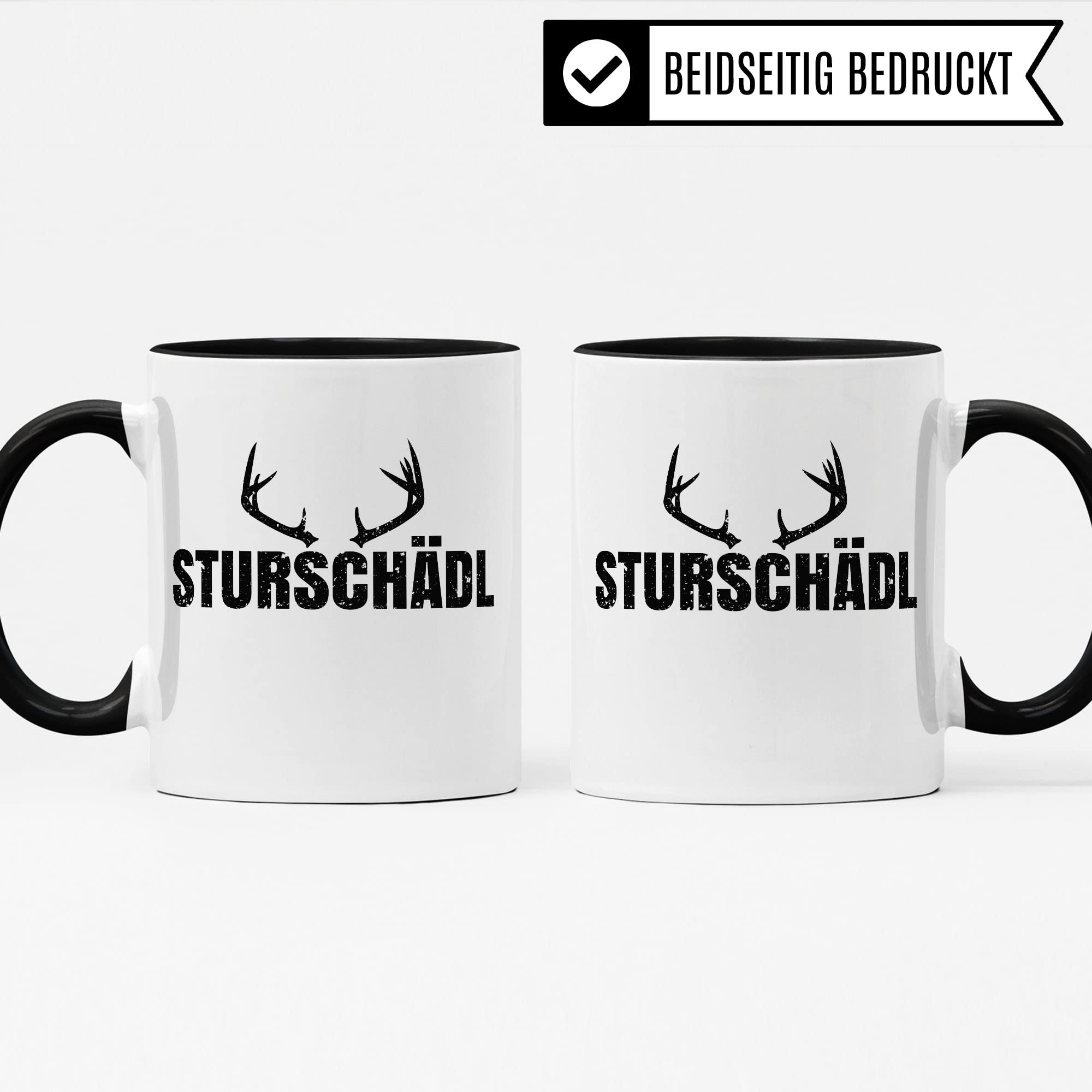 Sturschädl Tasse Geschenkidee Dickkopf Kaffeetasse Geschenk für Bayer Kaffeebecher Bayrisch Becher