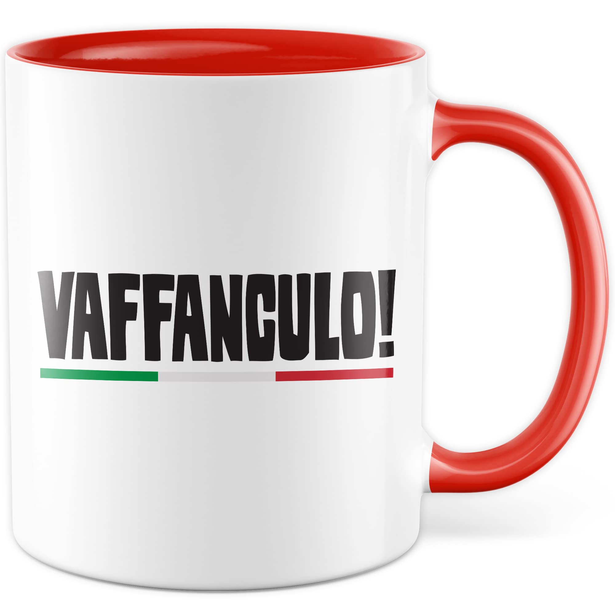 Vaffanculo Tasse lustige Kaffeetasse mit Spruch italienisch Kaffee-Becher Italienern Witz Vaffanculo Geschenkidee Italiener Italienerin Geschenk Italien italienisch Sarkasmus Schimpfwort Beleidigung Sprache