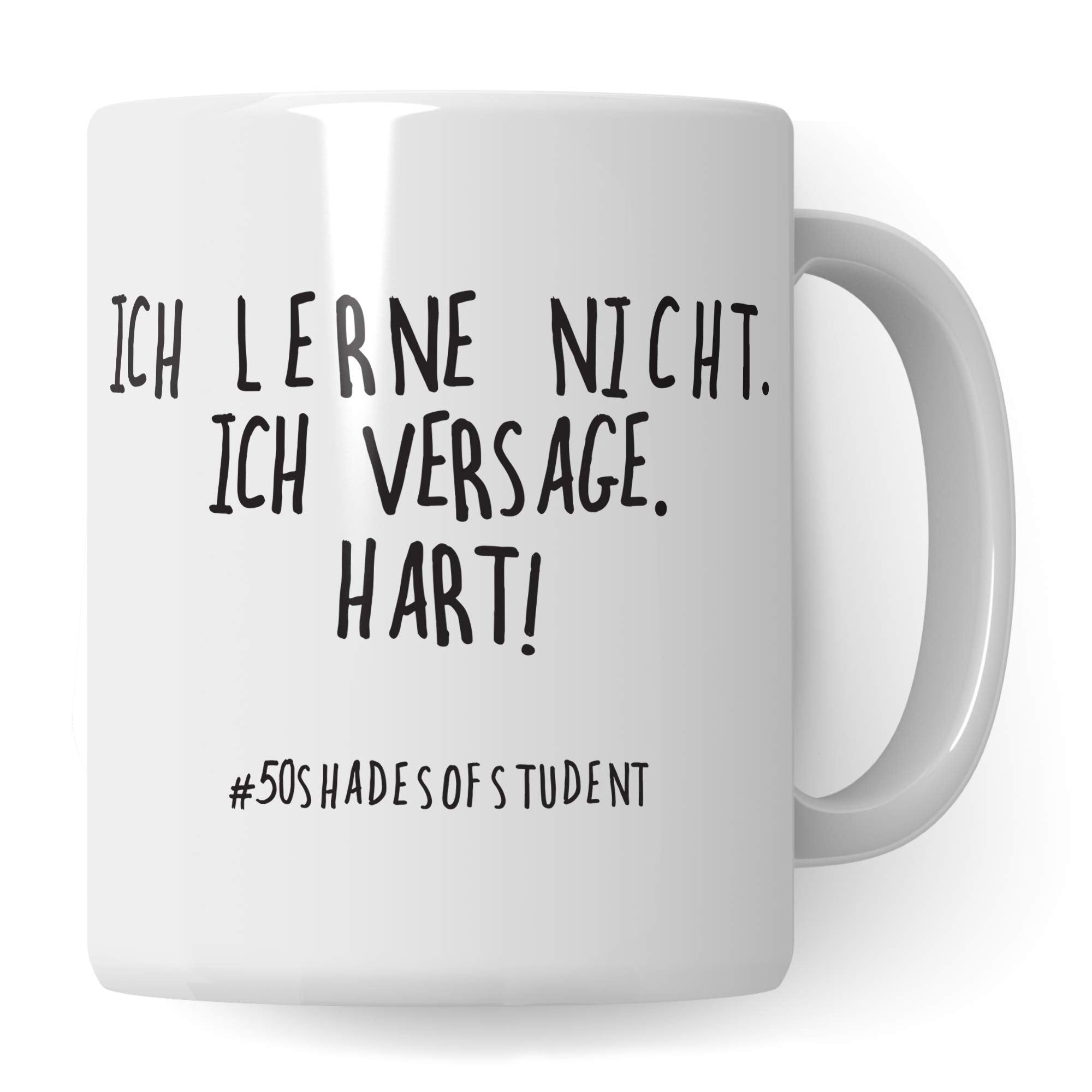 Pagma Druck Tasse Studium, Studenten Geschenk, Studentin Geschenkidee Student Uni Witz Becher, Kaffeetasse lustig Universität Studieren Anfang Beginn, Semester Kaffeebecher