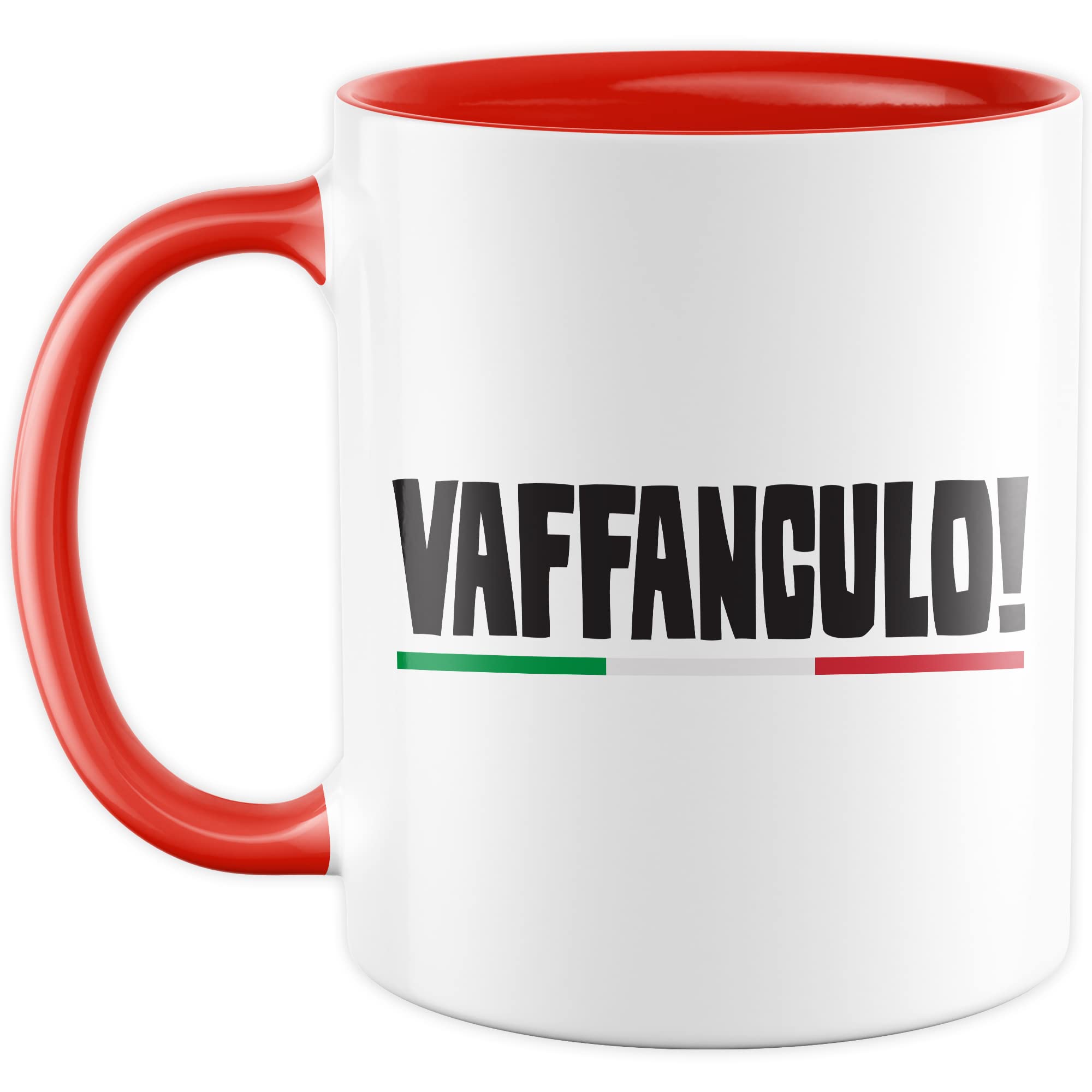 Vaffanculo Tasse lustige Kaffeetasse mit Spruch italienisch Kaffee-Becher Italienern Witz Vaffanculo Geschenkidee Italiener Italienerin Geschenk Italien italienisch Sarkasmus Schimpfwort Beleidigung Sprache