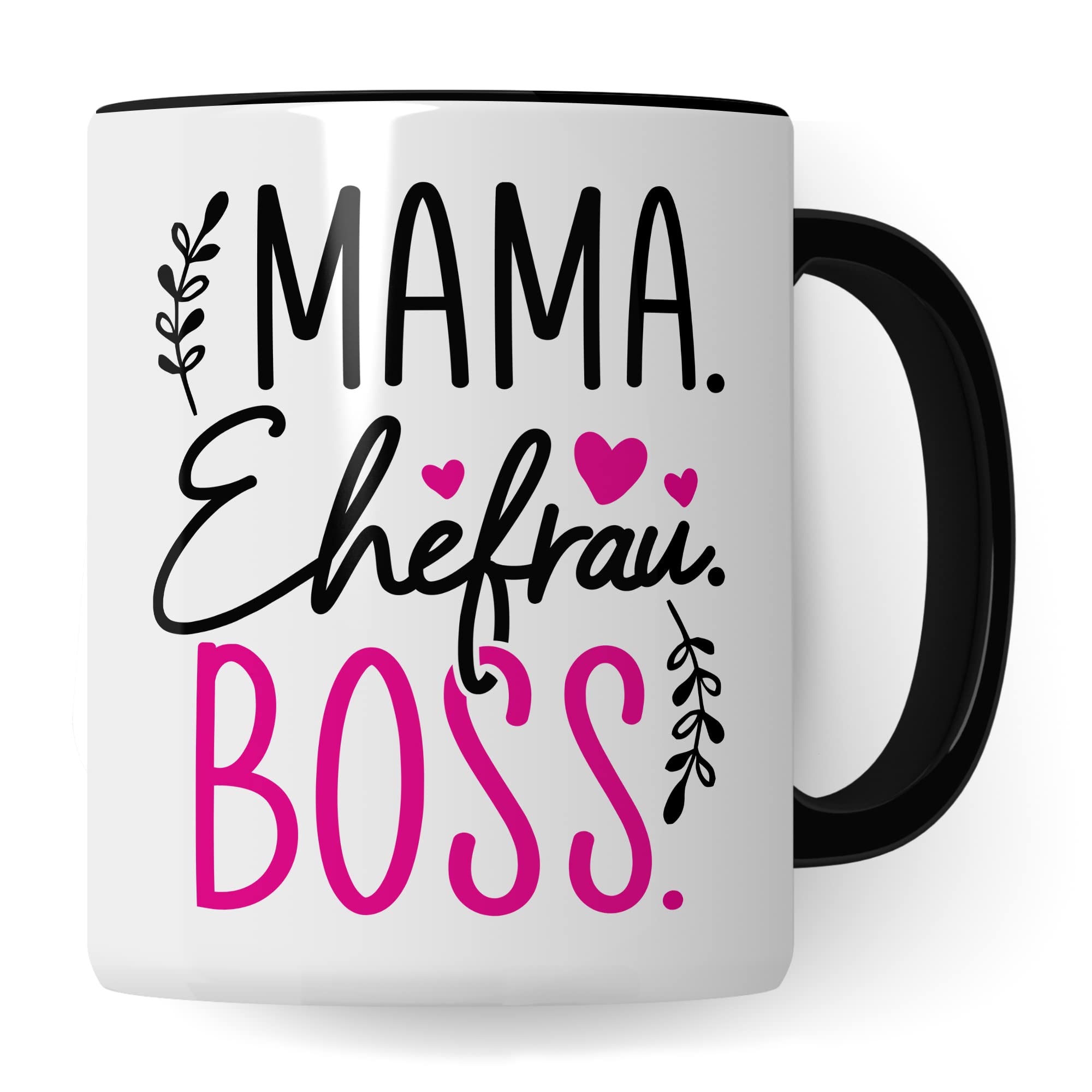 Tasse Mama Geschenk, Mama Ehefrau Boss Geschenkidee Kaffeetasse mit Spruch lustig Kaffee-Becher Mutter Chef Teetasse Muttertag Kaffee-Tasse