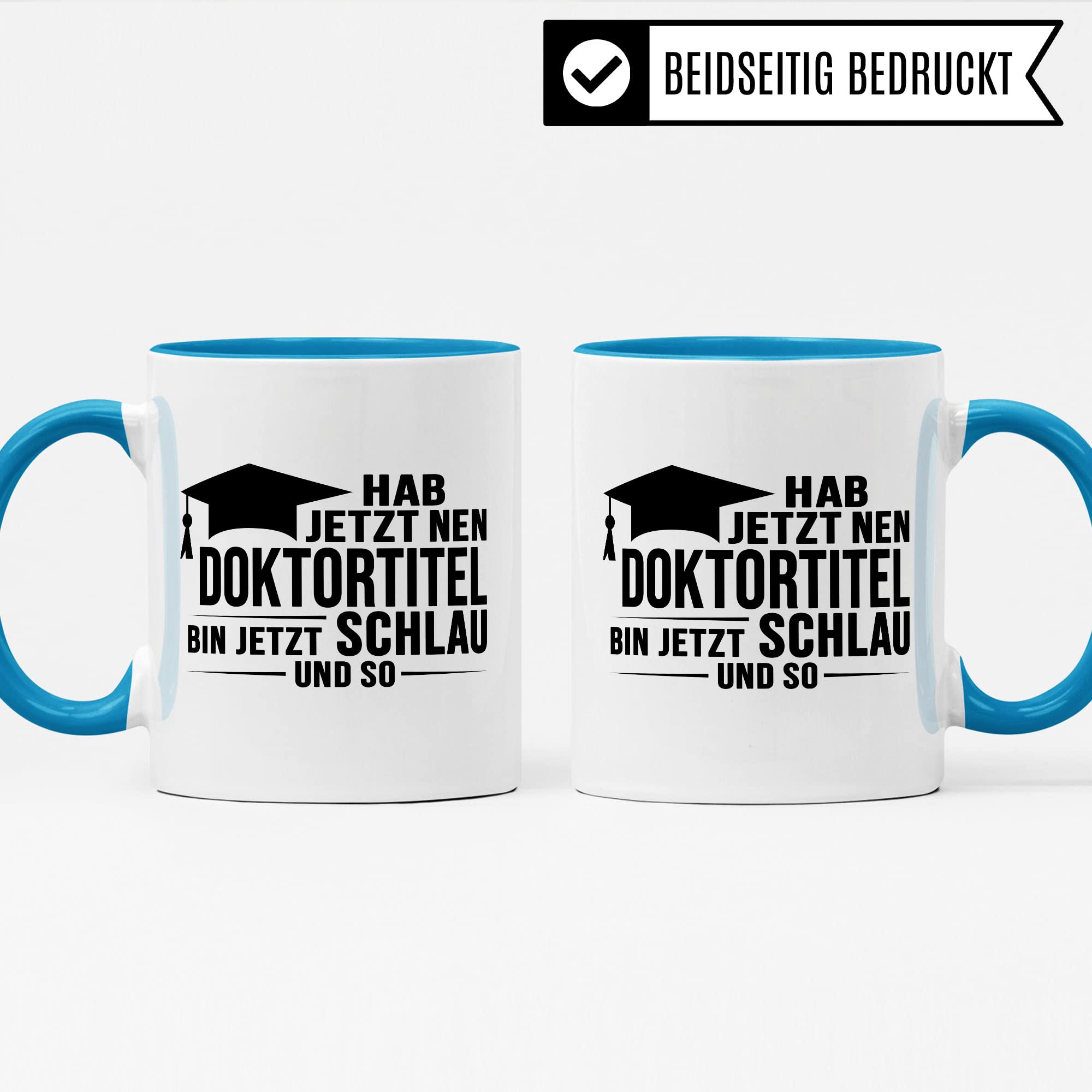 Doktortitel Tasse Geschenkidee, Kaffeebecher mit Spruch lustig, Doktor Geschenk, Kaffeetasse Humor Witz Geschenkidee für Doktorarbeit, Doktorin Teetasse