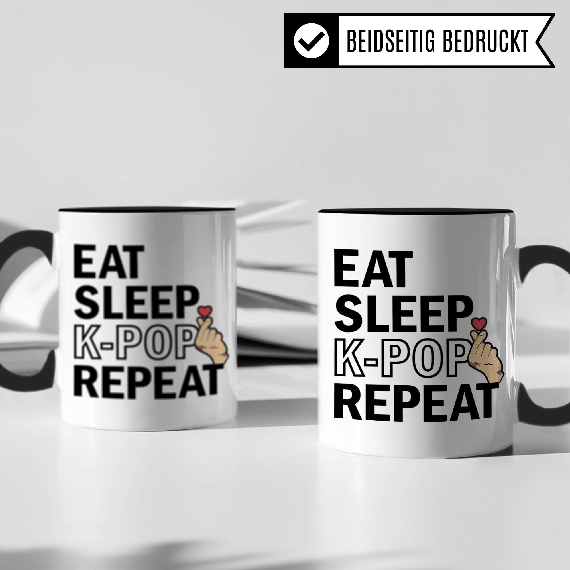 K-Pop Tasse Geschenkidee, Kpop Kaffeebecher mit Spruch lustig, Kaffeetasse Humor Witz Geschenk für Korean Pop Fans, Südkorea Becher