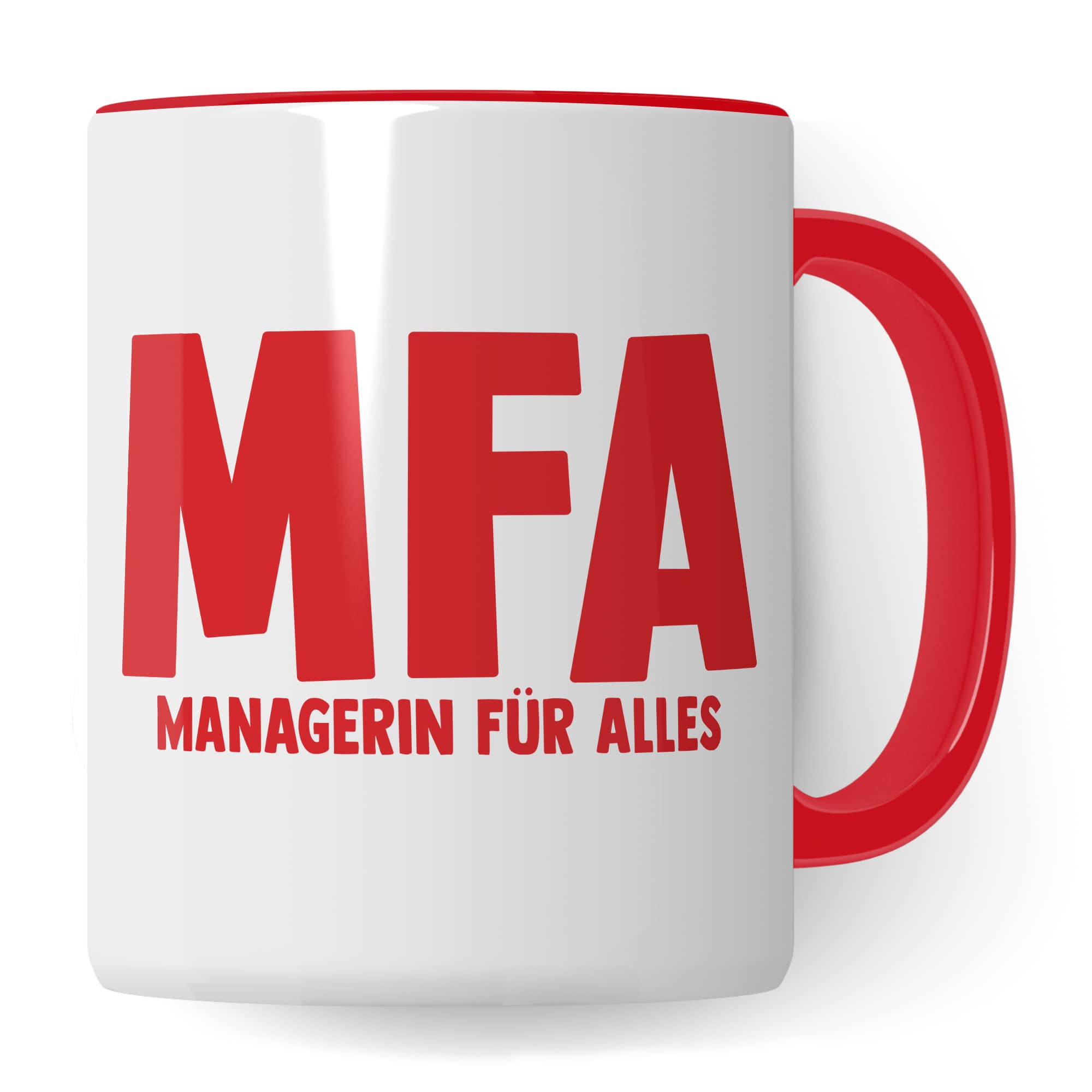 MFA Tasse, MFA - Managerin für alles, Krankenschwester Geschenk Arzthelferin Medizinische Fachangestellte Arzthelferin Kaffee-Becher Medizin Gesundheit