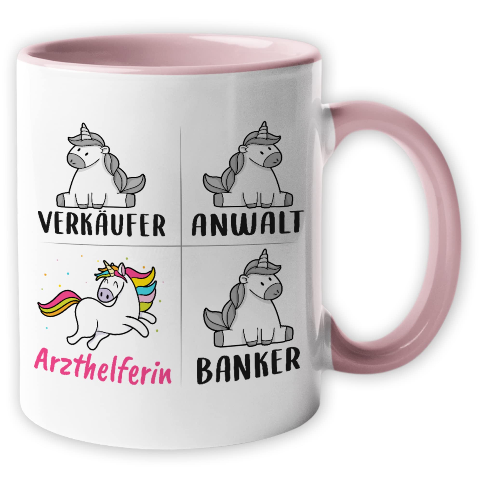 Tasse Arzthelferin lustig, Arzthelferin Geschenk, Spruch Medizinische Fachangestellte Geschenkidee, Kaffeetasse Beruf Krankenhaus Kaffeebecher Teetasse Becher