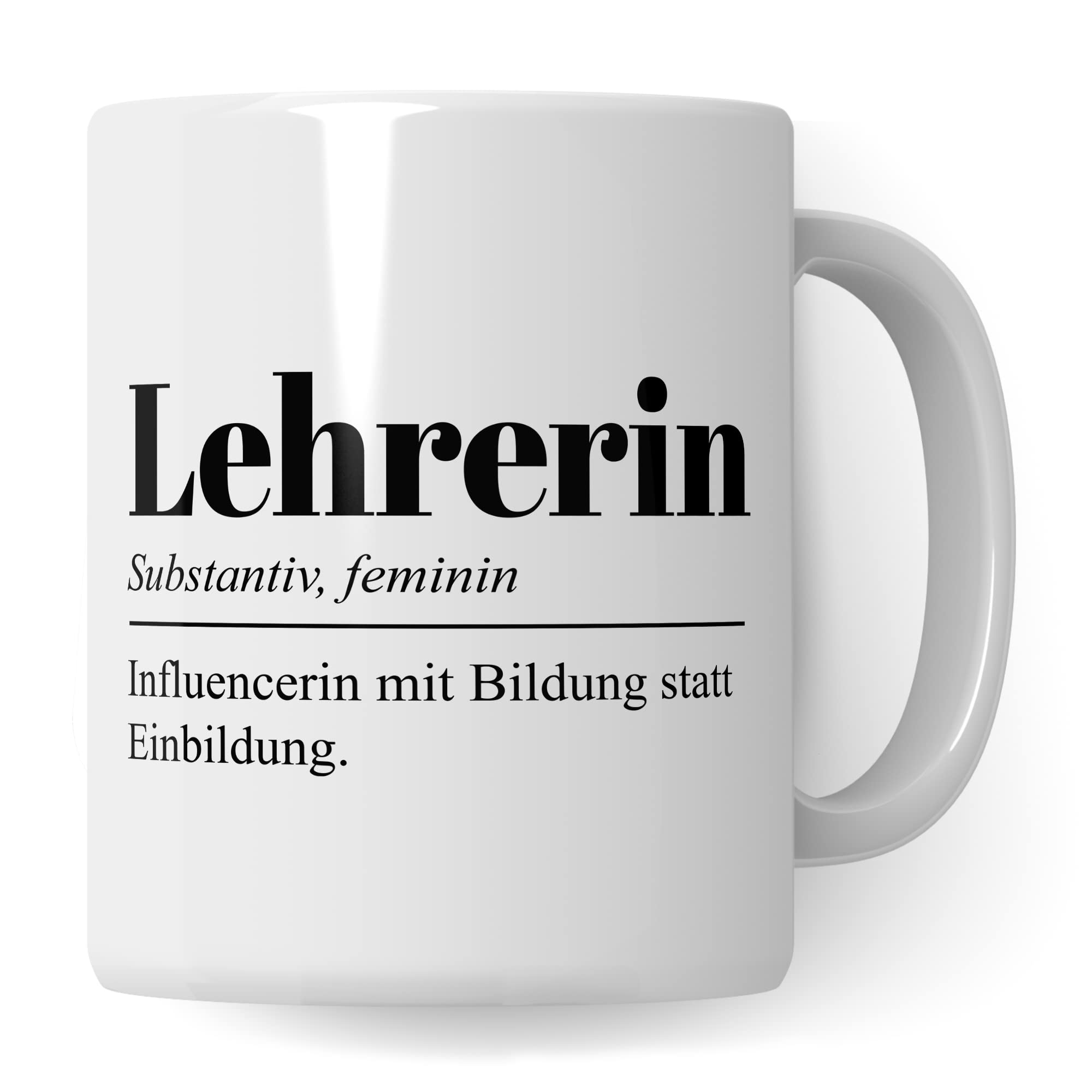 Tasse Lehrerin Geschenk lustig Kaffee-Tasse Kaffee-Becher Lehrerin Geschenkidee Grundschule Tasse Abschied Lehrerin Abschiedsgeschenk Gymnasium