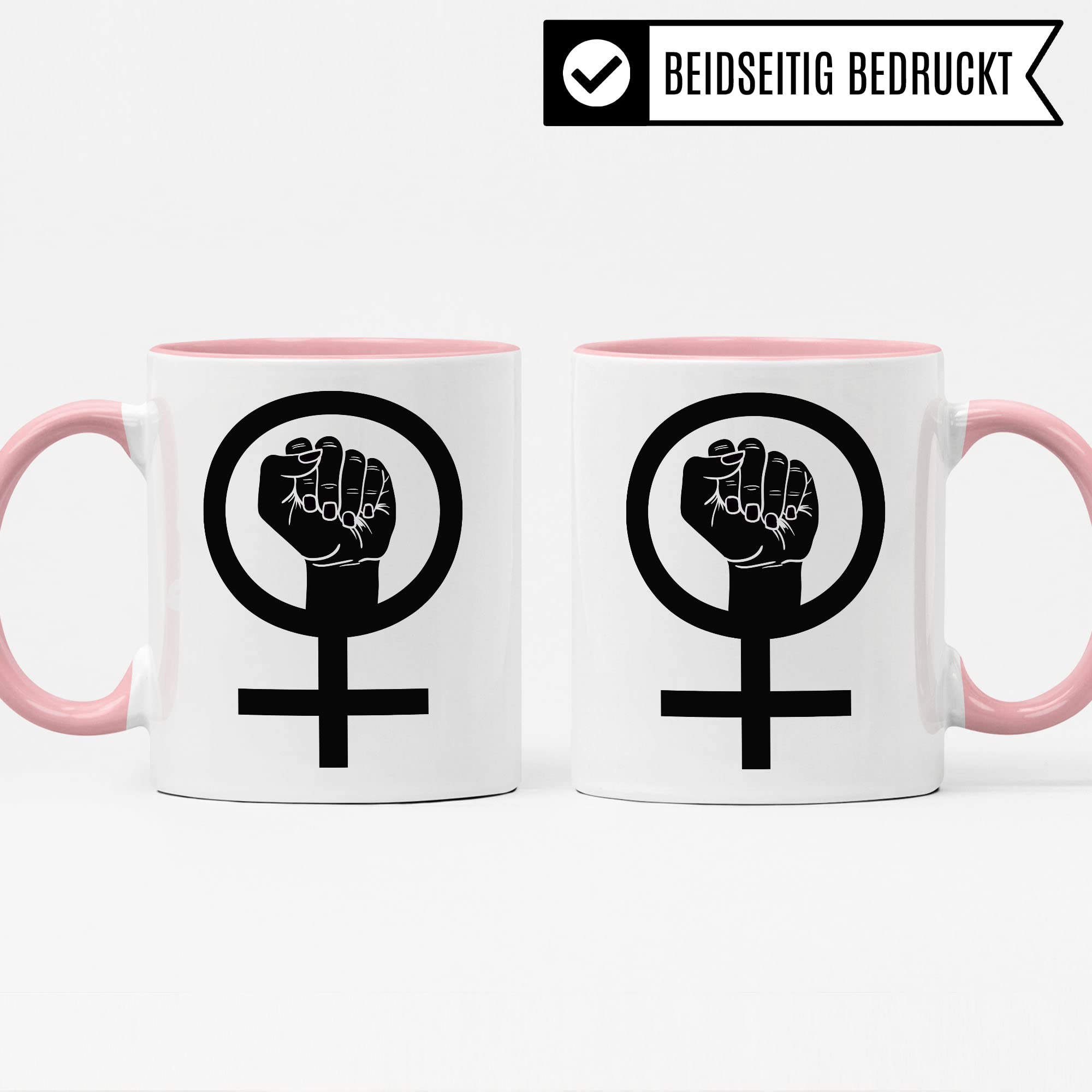 Feminismus Tasse Geschenkidee Kaffeetasse Geschenk für Female Empowerment Kaffeebecher Feministin Becher