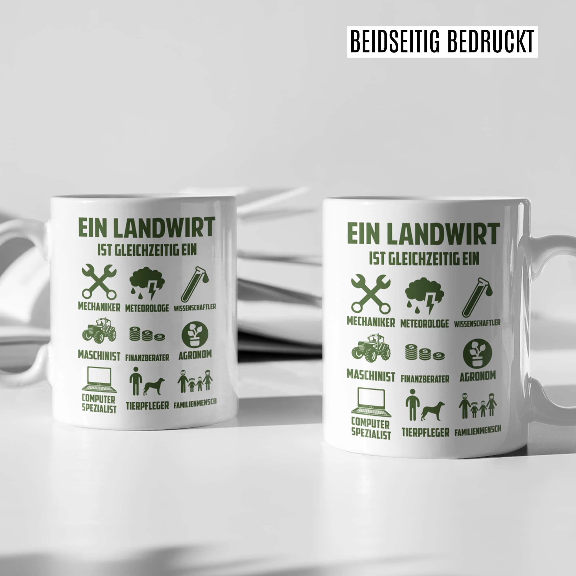 Landwirt Tasse, Männer Geschenk Landwirt Traktor Kaffeetasse, Landwirtschaft Motiv, Traktoren Bauer Bauernhof Humor, Kaffeebecher Traktor Witz