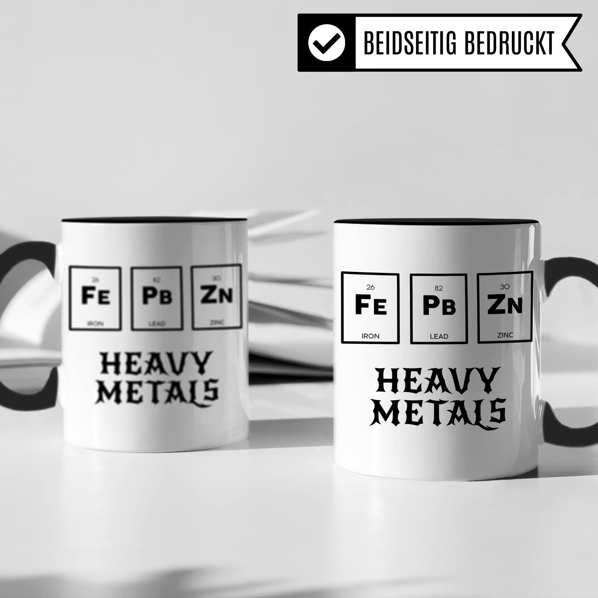 Tasse Chemie lustig Heavy Metals, Chemielaborant Geschenk, Spruch Chemiker Kaffeebecher Chemielehrer Chemielehrerin Geschenkidee, Kaffeetasse Beruf Laborchemiker Teetasse Becher