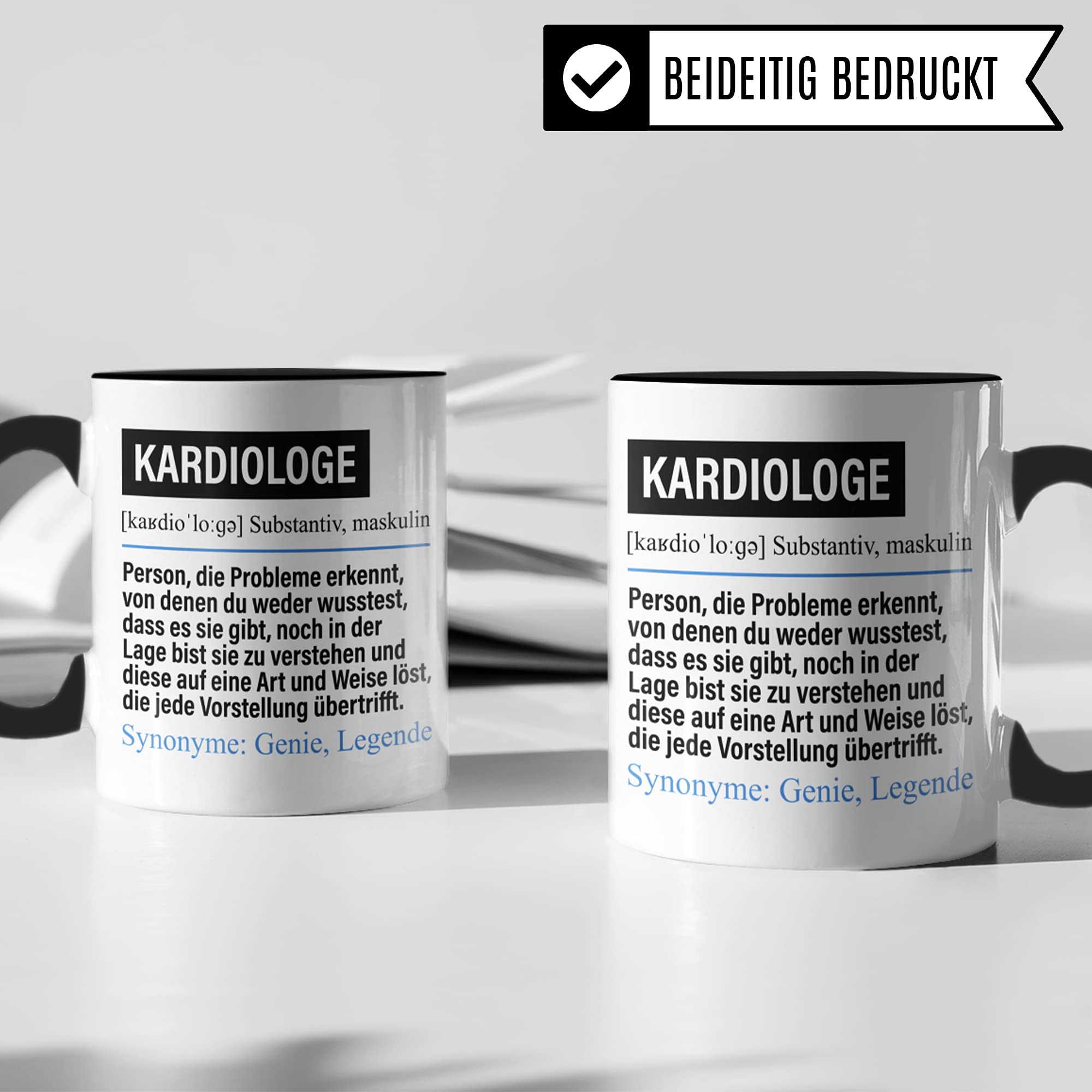 Kardiologe Tasse lustig, Kardiologe Geschenk Beruf, Spruch Kardiologie Geschenkidee, Kaffeetasse Beruf Kardiologen Kaffeebecher Teetasse Becher