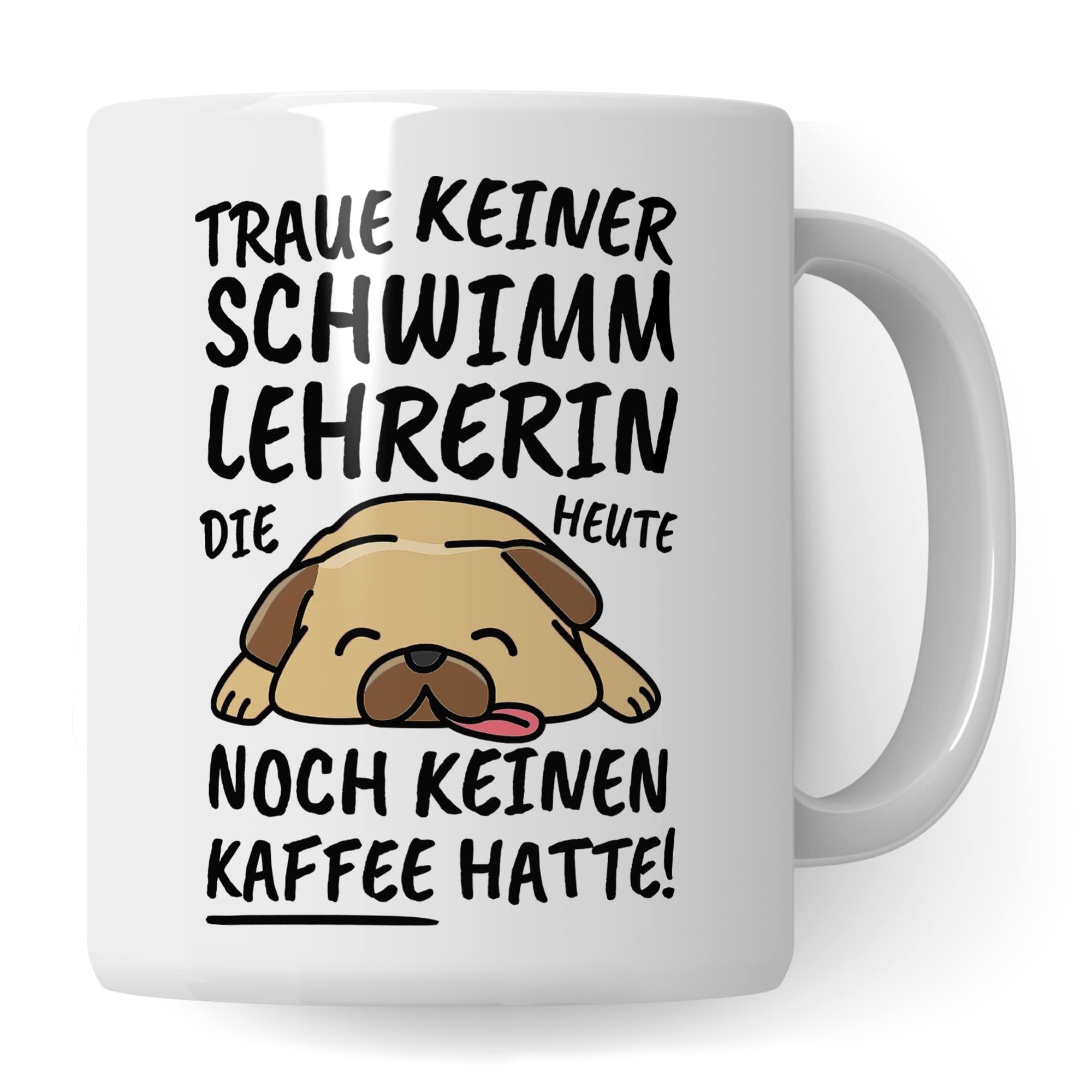 Tasse Schwimmlehrerin lustig Schwimmlehrerin Geschenk Beruf Spruch Kaffeebecher Schwimmlehrerinnen Geschenkidee Schwimmen Lehrerin Hallenbad Freibad KInder Kaffee-Tasse Teetasse Becher