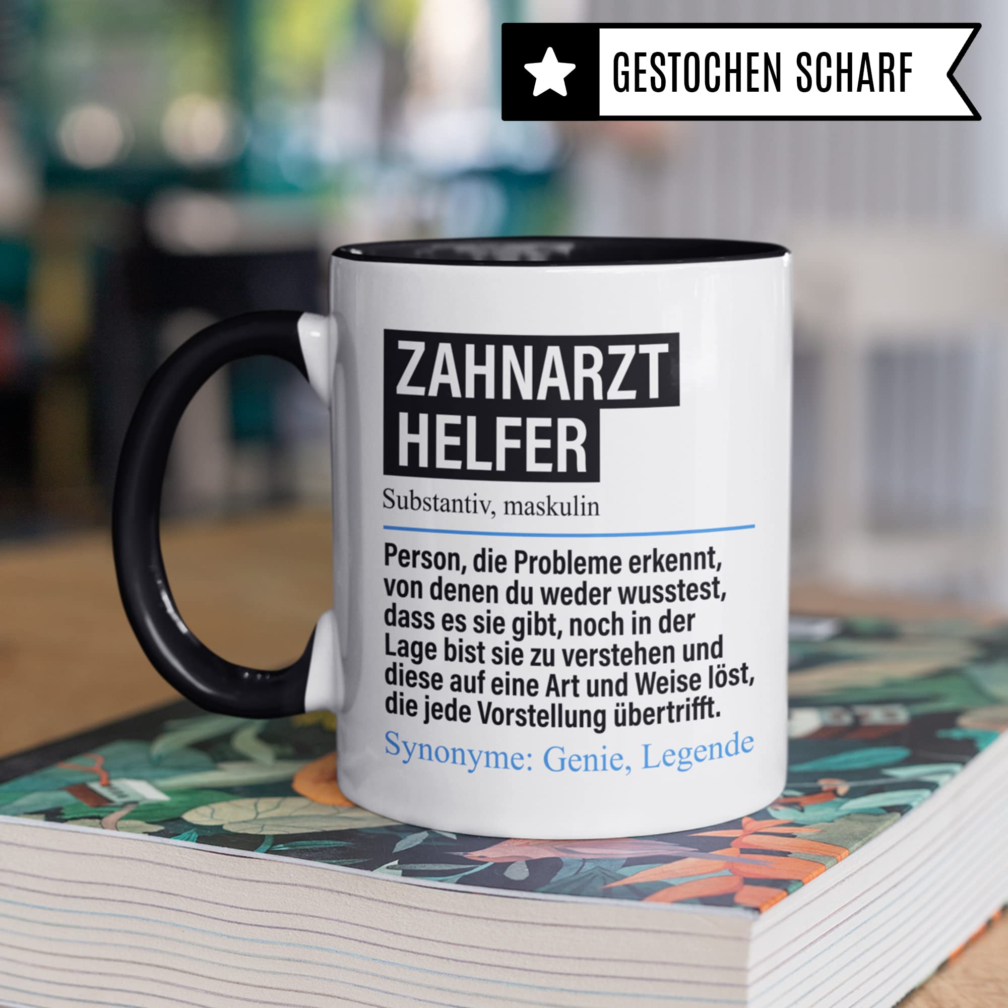 Tasse Zahnarzthelfer lustig, Zahnarzthelfer Geschenk Beruf, Spruch Kaffeebecher Zahnarzt Helfer Geschenkidee, Beruf Assistent Kaffee-Tasse Teetasse Becher