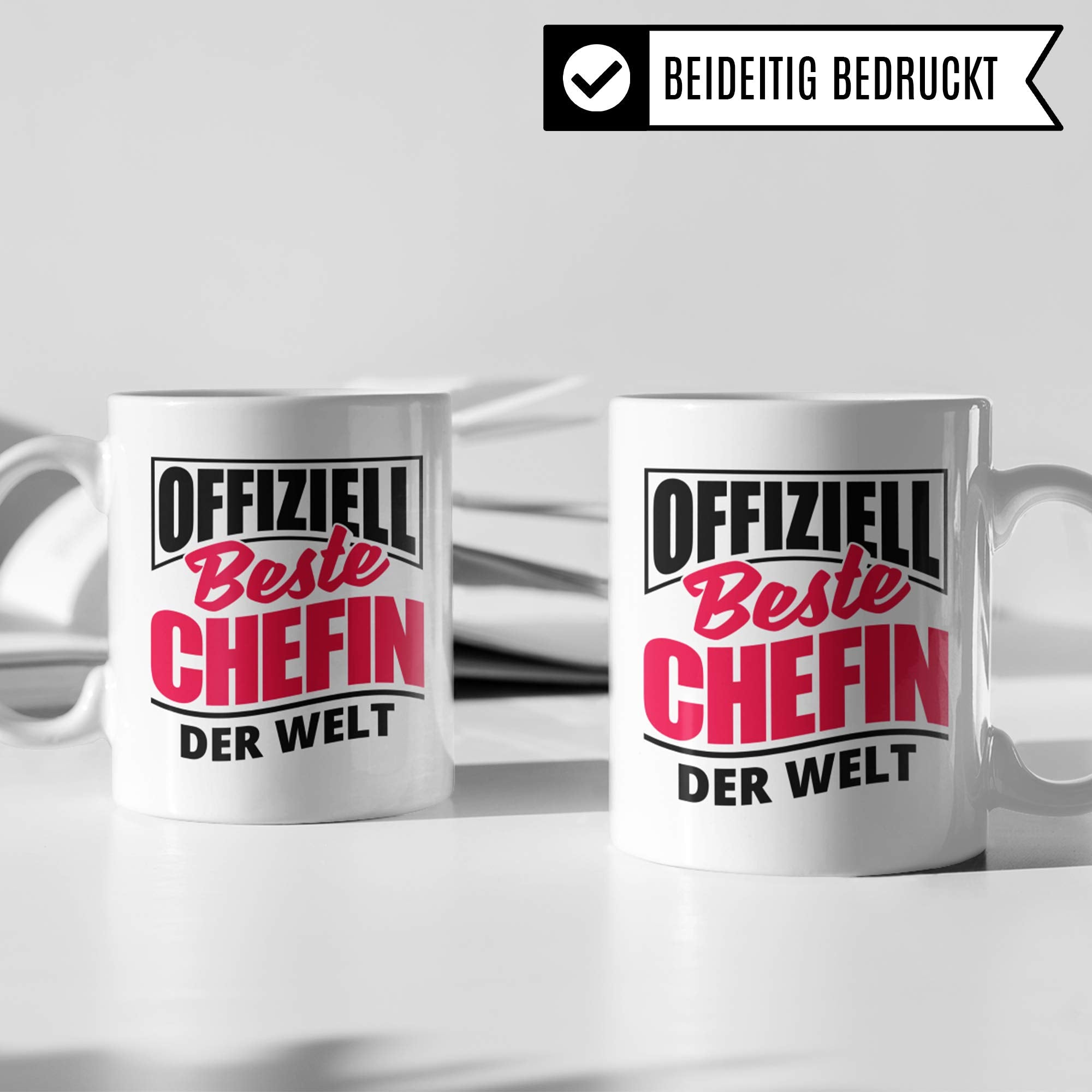 Pagma Druck Geschenk Chefin Tasse, Geschenkideen für Chefin, Beste Chefin der Welt Kaffeetasse, Kaffeebecher Vorgesetzte Leiterin Boss Frauen, Becher Abschied Geburtstag Weihnachten Büro