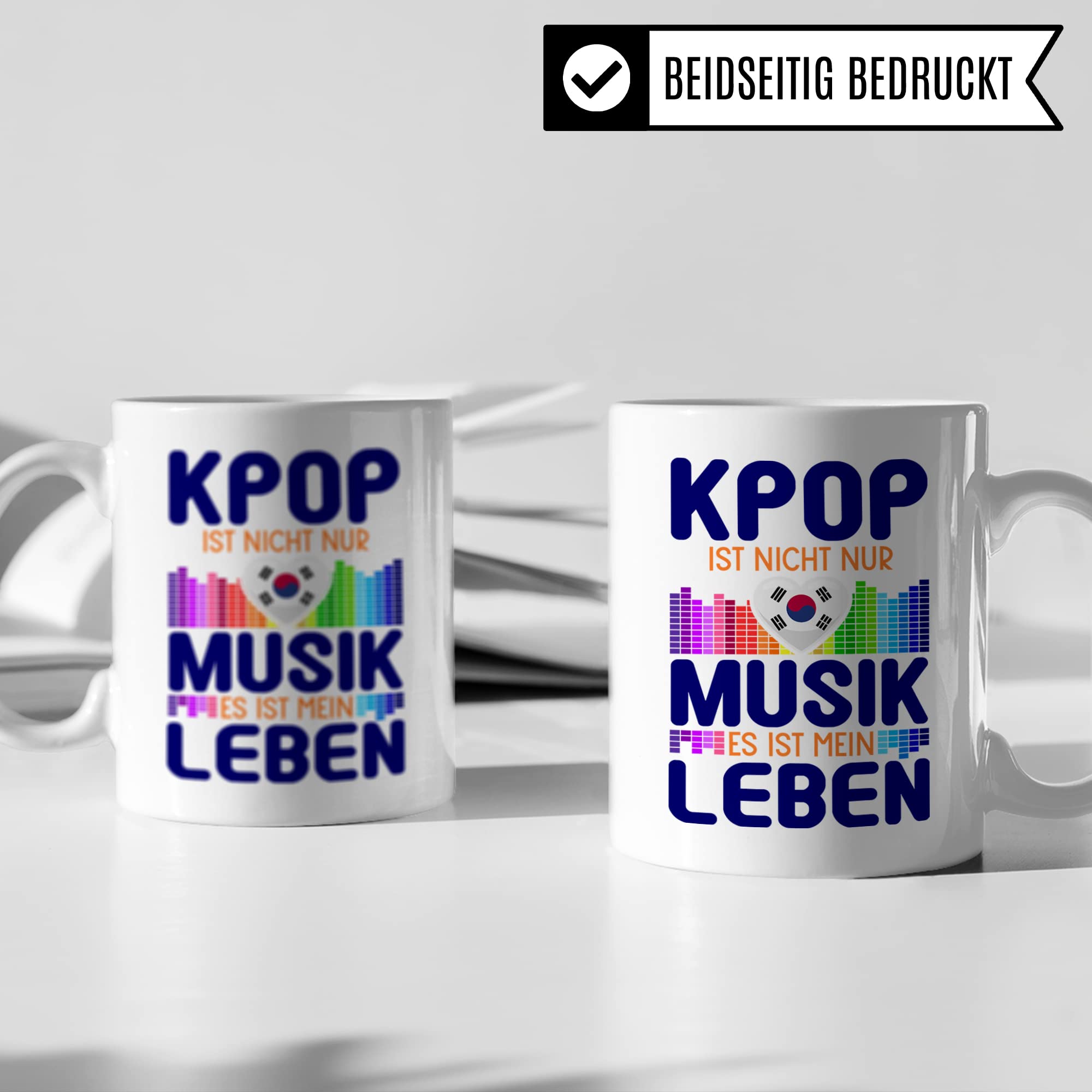 Kpop Tasse - K-Pop Geschenk Becher - Kaffeetasse mit K Pop Aufdruck Südkorea Korean Pop Kakao-Becher Musik Geschenkidee