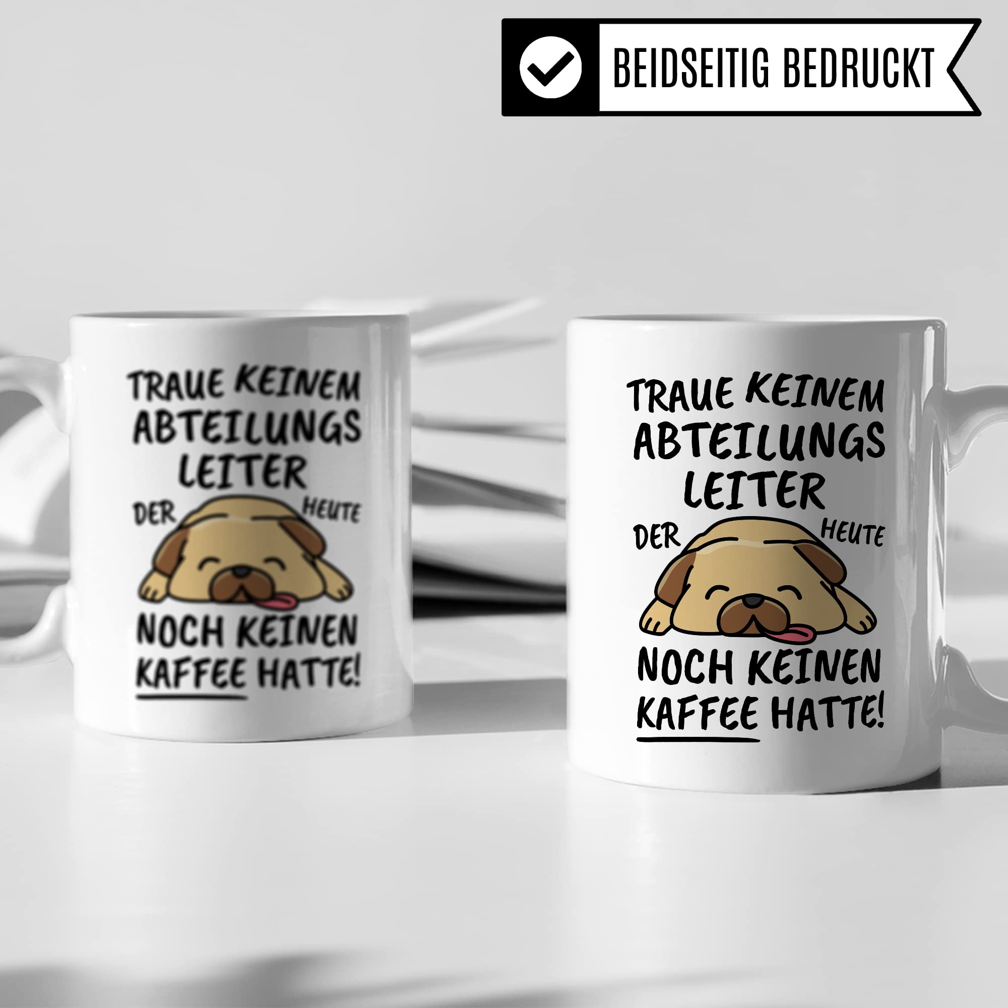 Tasse Abteilungsleiter lustig, Abteilungsleiter Geschenk Beruf, Spruch Kaffeebecher Abteilungsleiter Geschenkidee, Leitung Abteilung Kollege Leiter Kaffee-Tasse Teetasse Becher