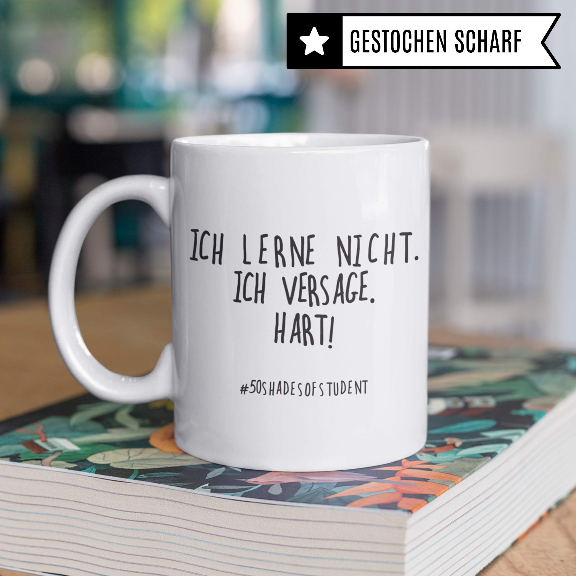 Pagma Druck Tasse Studium, Studenten Geschenk, Studentin Geschenkidee Student Uni Witz Becher, Kaffeetasse lustig Universität Studieren Anfang Beginn, Semester Kaffeebecher